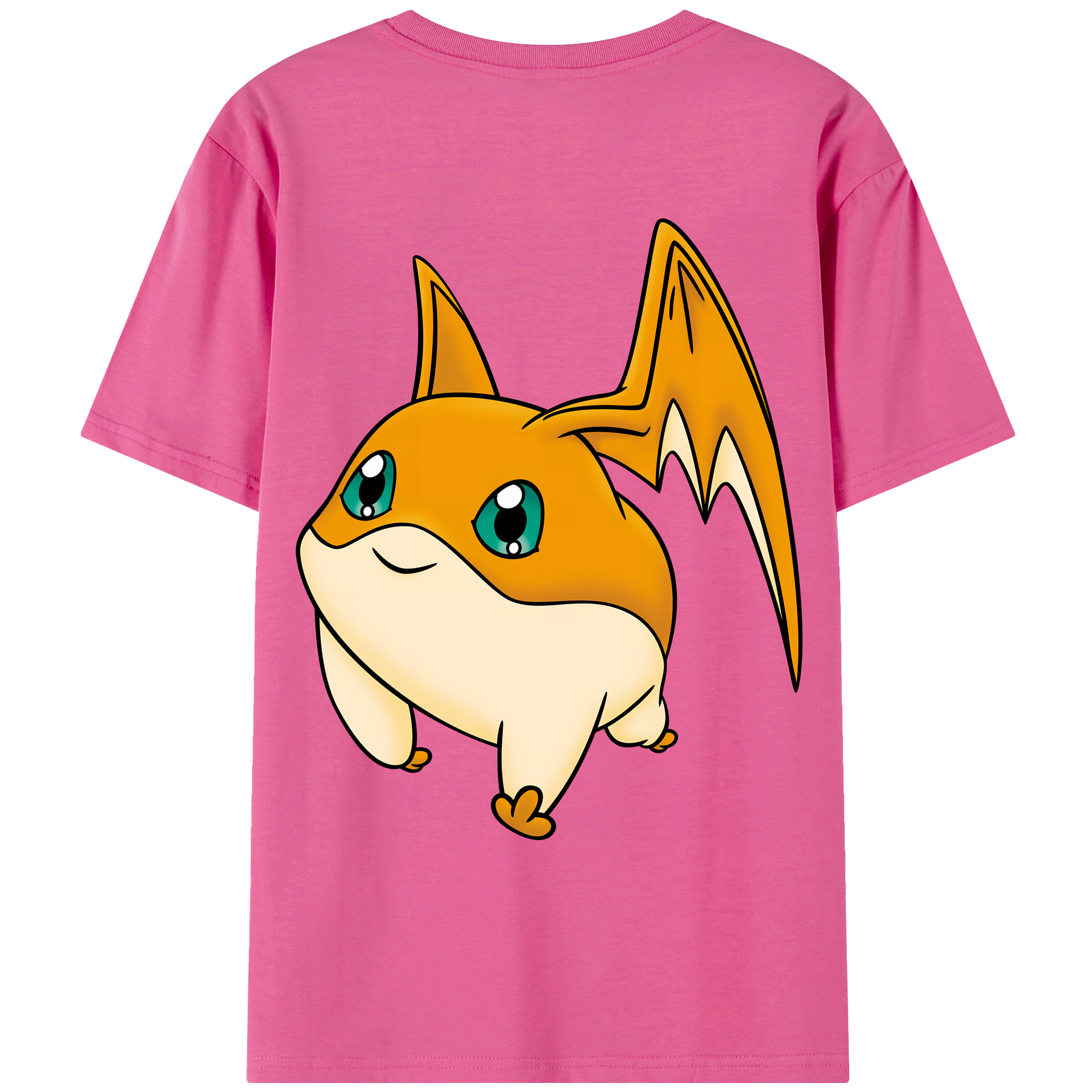 （画像用） Digimon デジタルモンスター/デジモン レディース半袖Tシャツ(バックプリント)