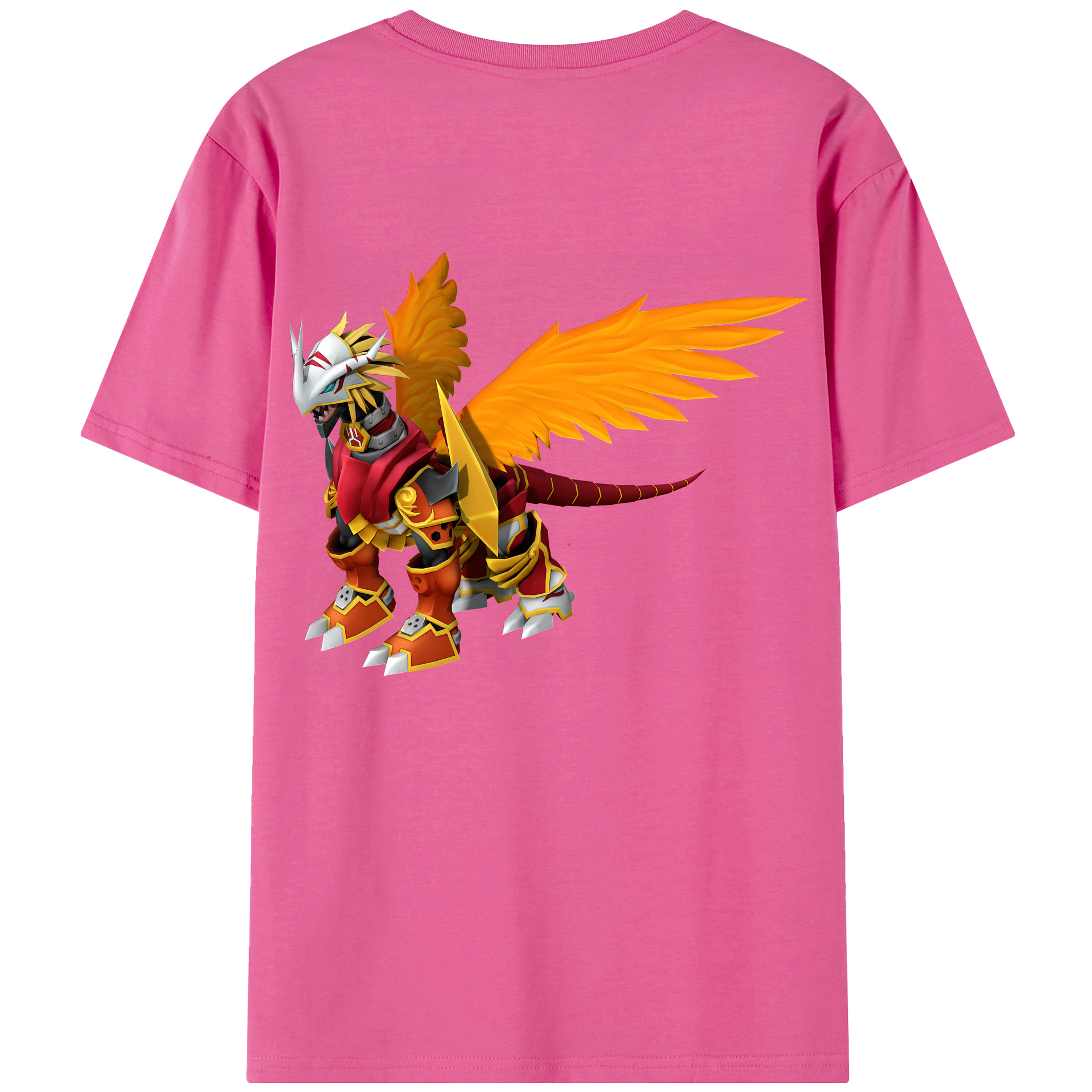 （画像用） Digimon デジタルモンスター/デジモン レディース半袖Tシャツ(バックプリント)