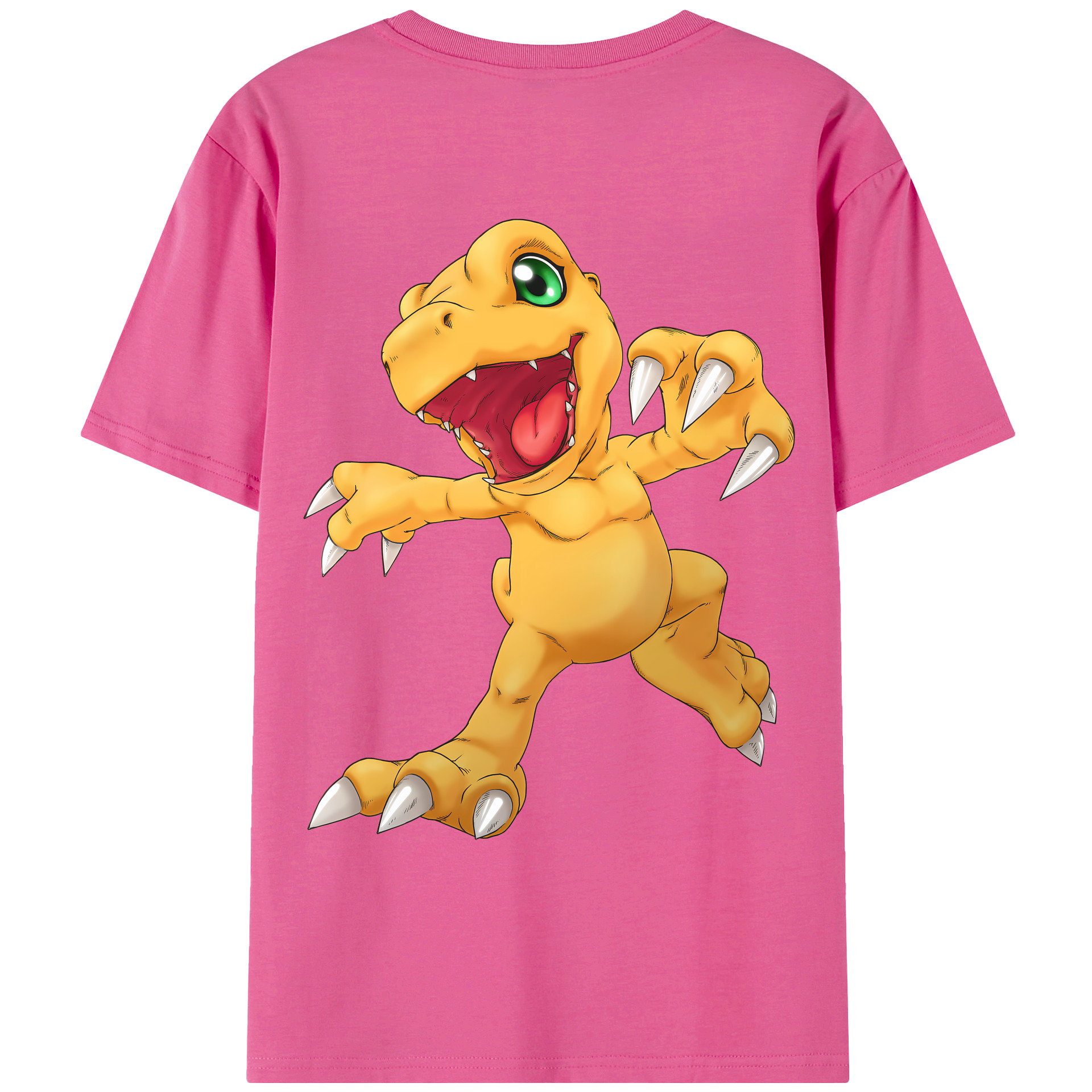 （画像用） Digimon デジタルモンスター/デジモン レディース半袖Tシャツ(バックプリント)