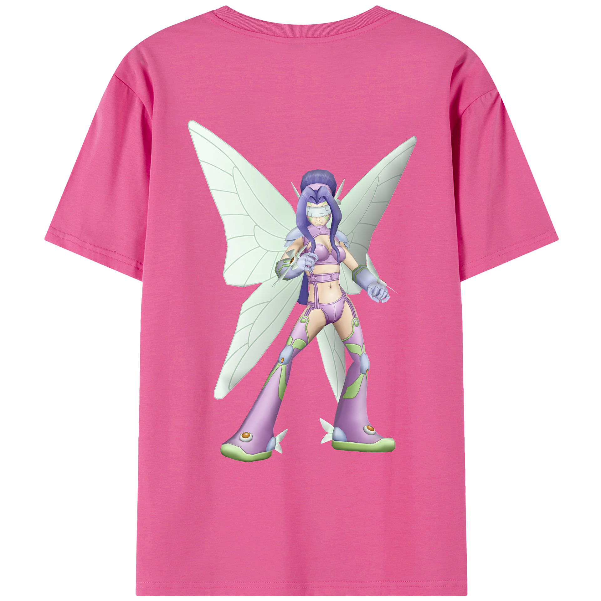 （画像用） Digimon デジタルモンスター/デジモン レディース半袖Tシャツ(バックプリント)