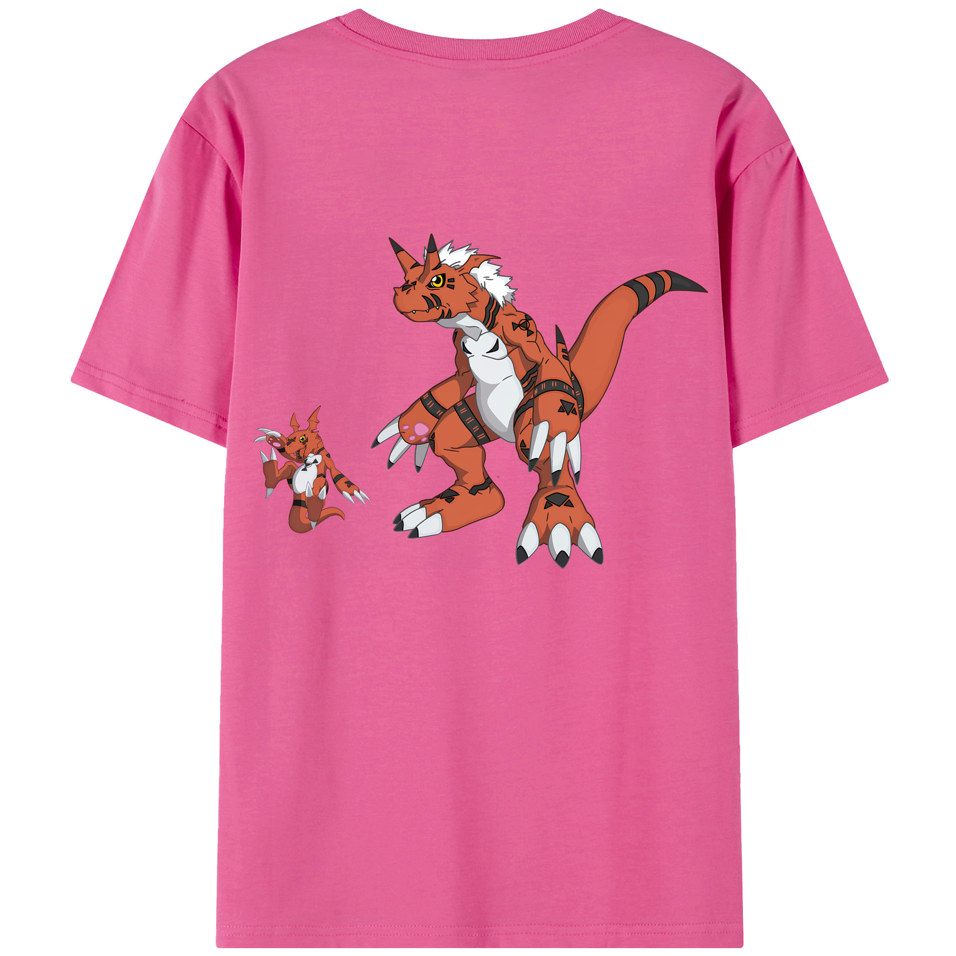 （画像用） Digimon デジタルモンスター/デジモン レディース半袖Tシャツ(バックプリント)