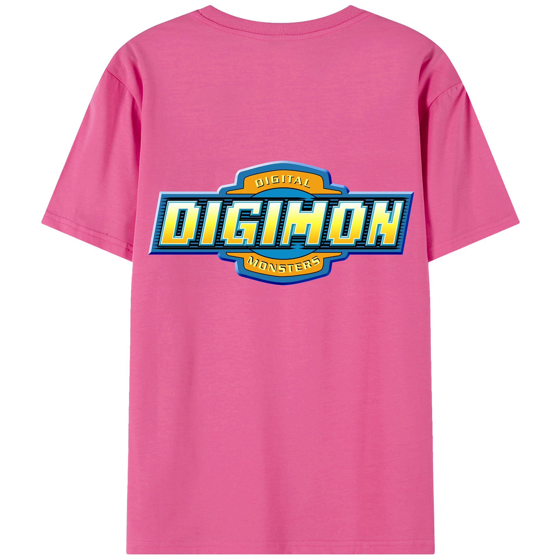 （画像用） Digimon デジタルモンスター/デジモン レディース半袖Tシャツ(バックプリント)