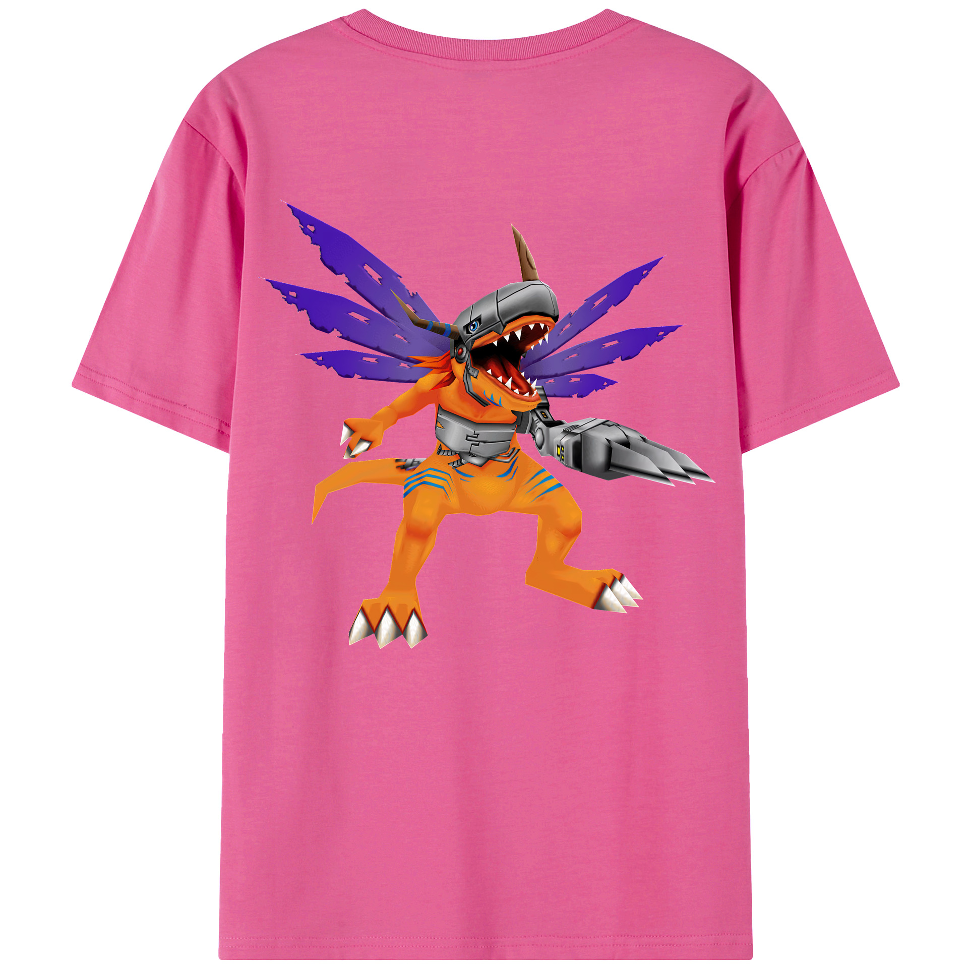 （画像用） Digimon デジタルモンスター/デジモン レディース半袖Tシャツ(バックプリント)