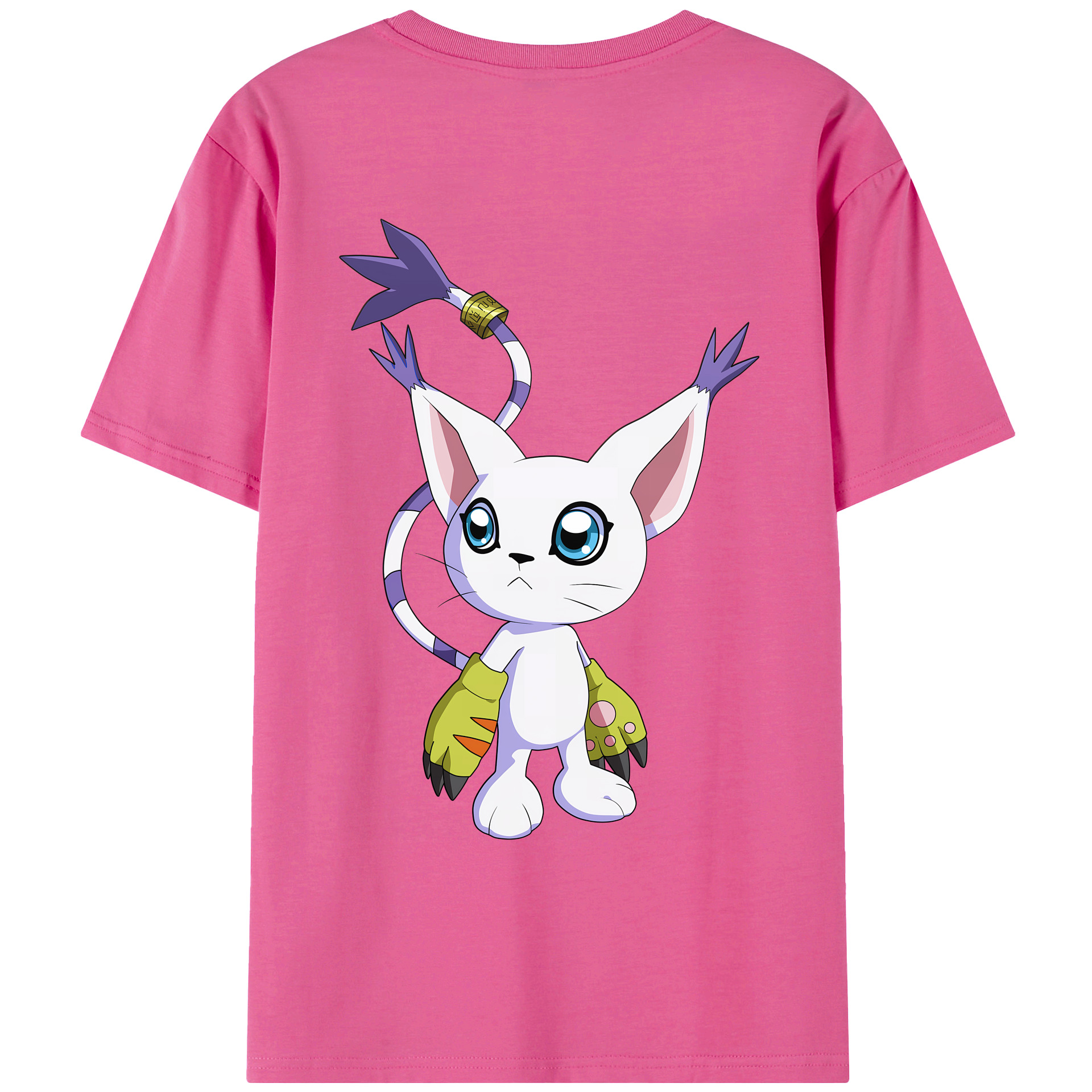 （画像用） Digimon デジタルモンスター/デジモン レディース半袖Tシャツ(バックプリント)