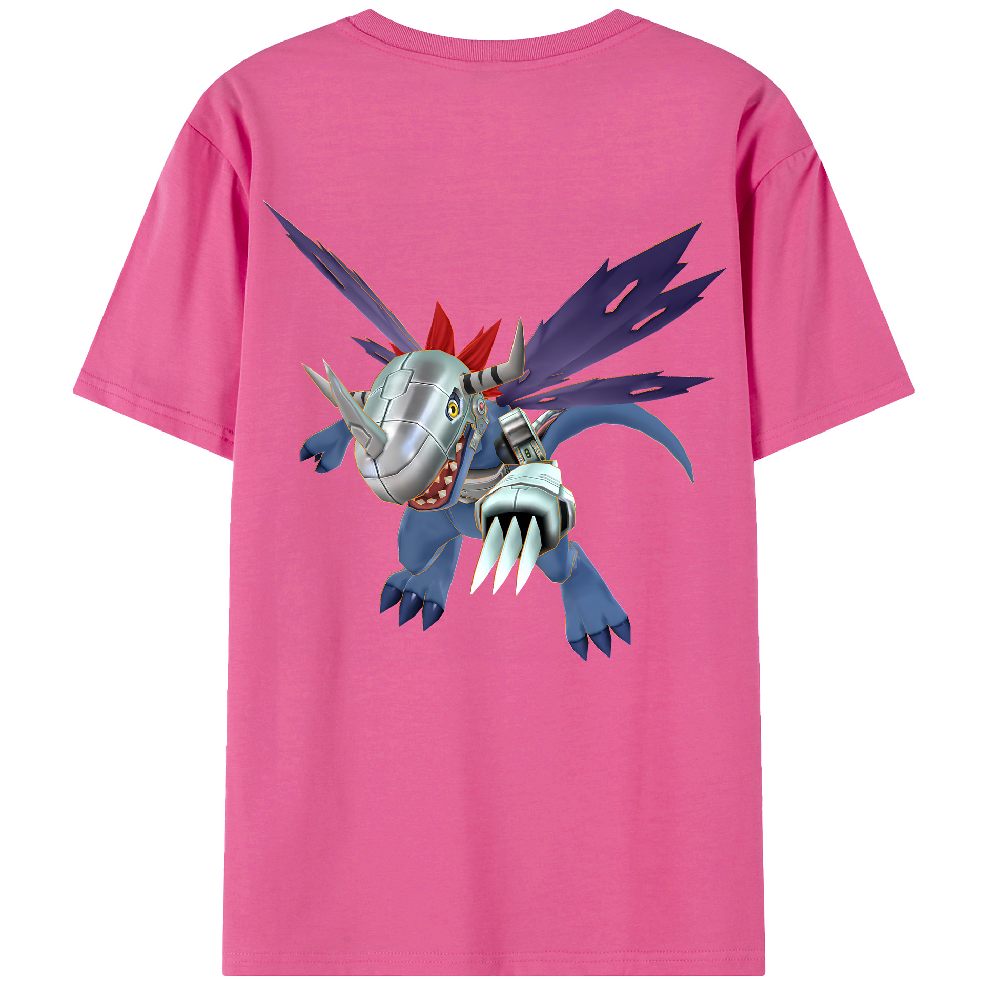（画像用） Digimon デジタルモンスター/デジモン レディース半袖Tシャツ(バックプリント)