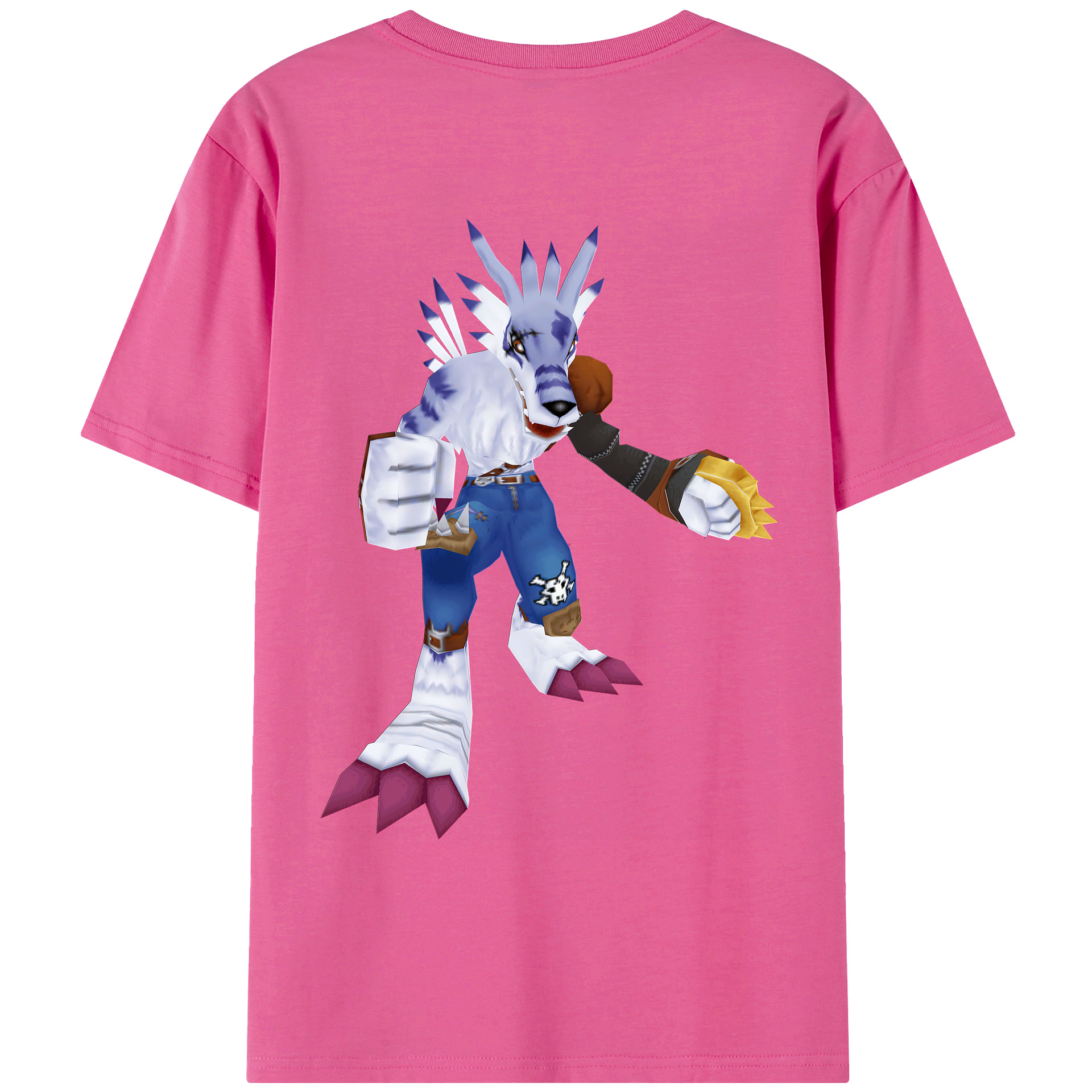 （画像用） Digimon デジタルモンスター/デジモン レディース半袖Tシャツ(バックプリント)