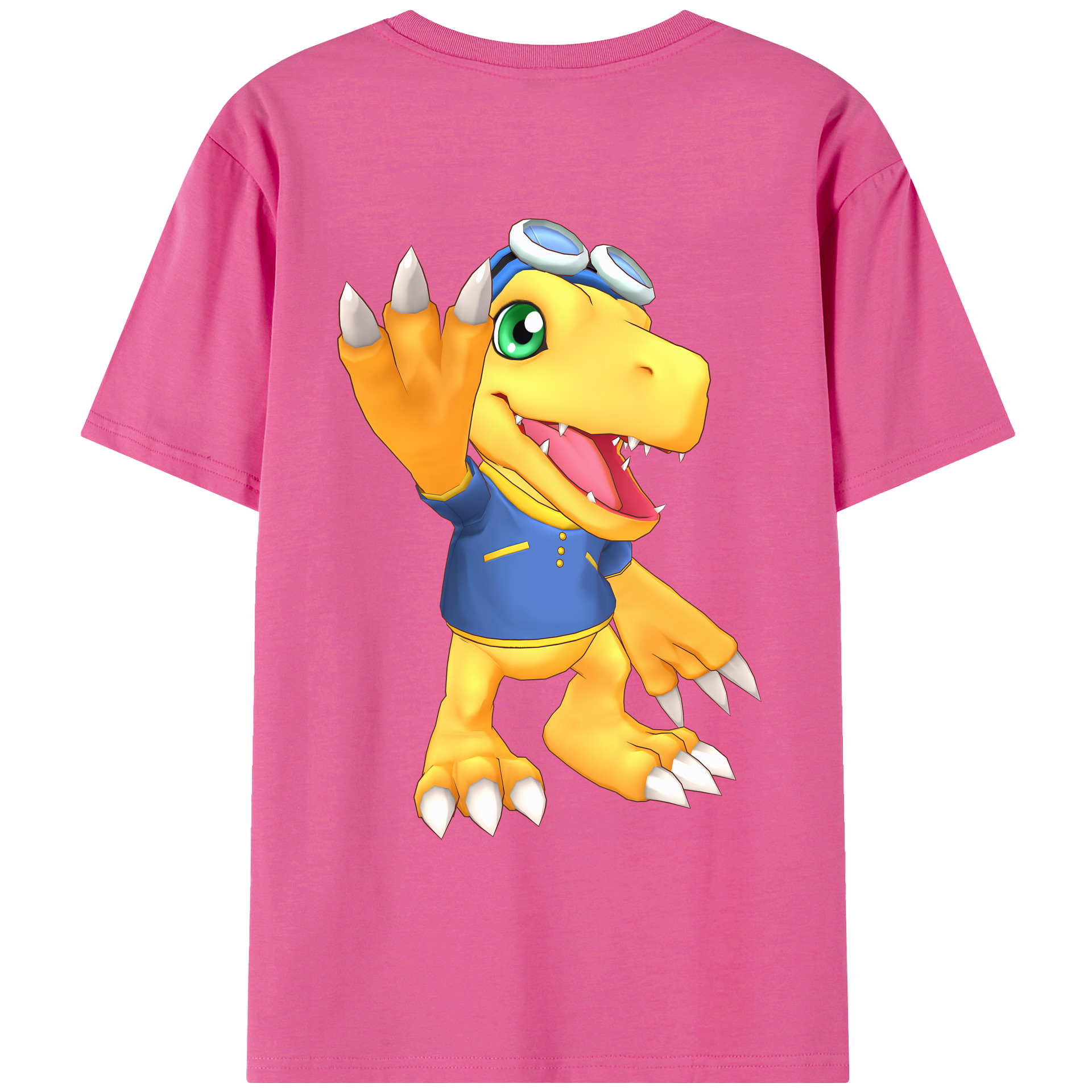 （画像用） Digimon デジタルモンスター/デジモン レディース半袖Tシャツ(バックプリント)