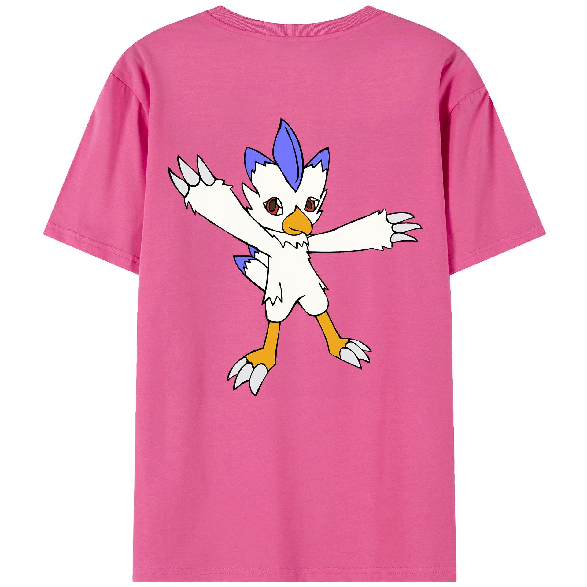 （画像用） Digimon デジタルモンスター/デジモン レディース半袖Tシャツ(バックプリント)