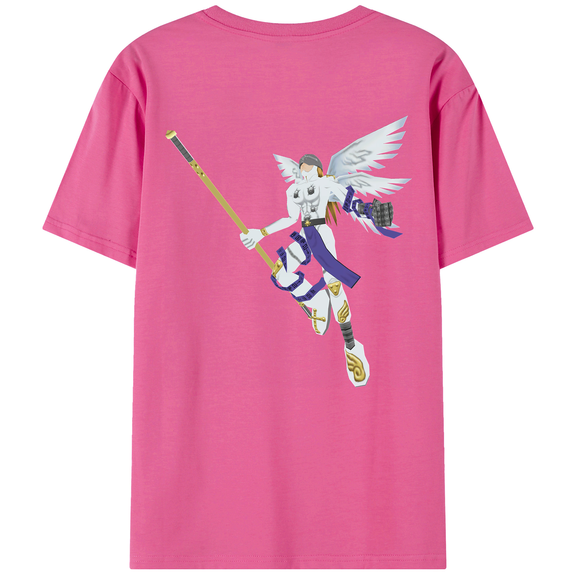 （画像用） Digimon デジタルモンスター/デジモン レディース半袖Tシャツ(バックプリント)