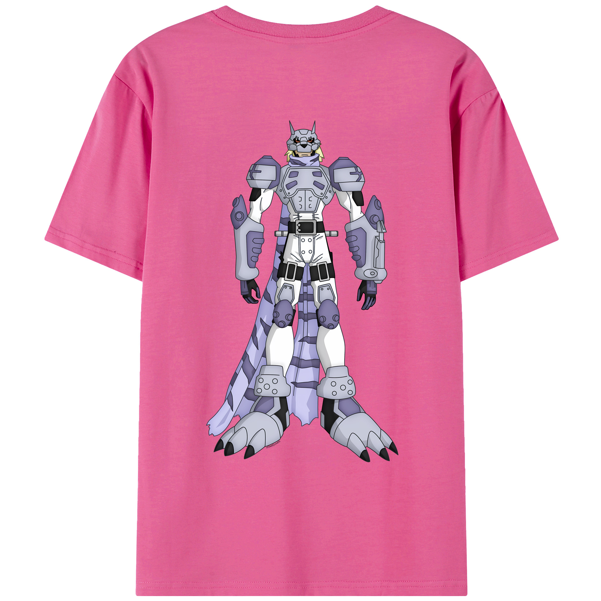 （画像用） Digimon デジタルモンスター/デジモン レディース半袖Tシャツ(バックプリント)