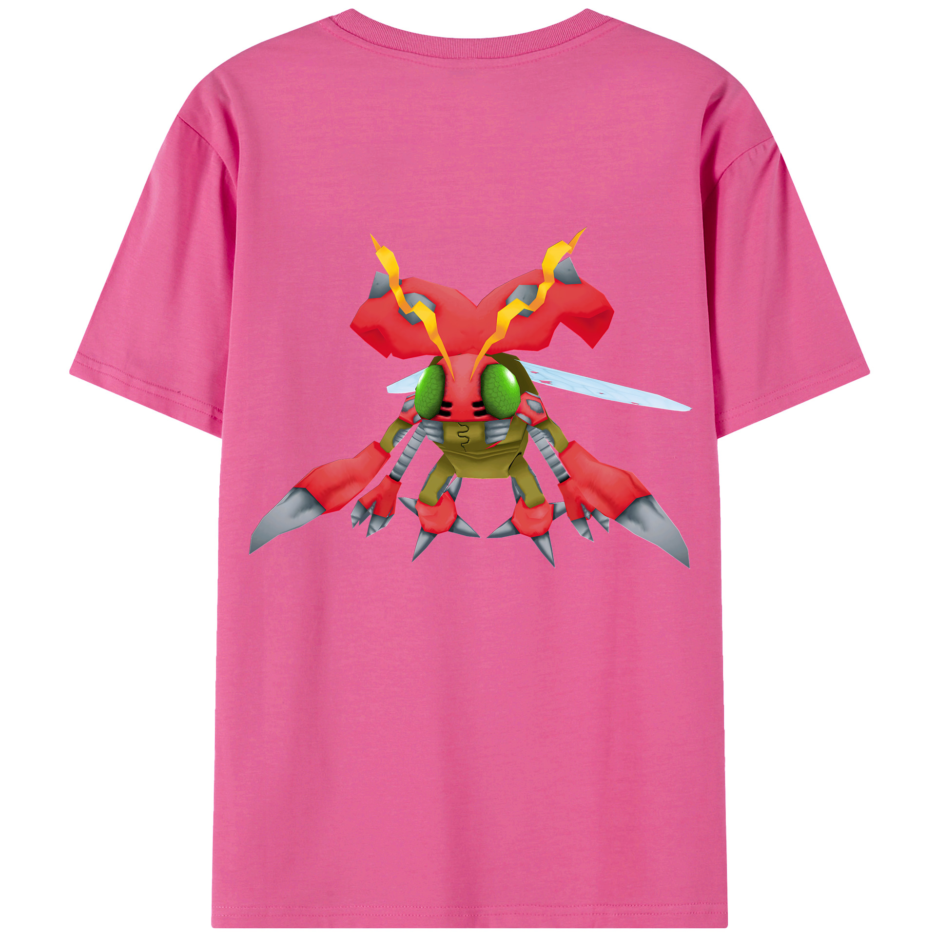 （画像用） Digimon デジタルモンスター/デジモン レディース半袖Tシャツ(バックプリント)
