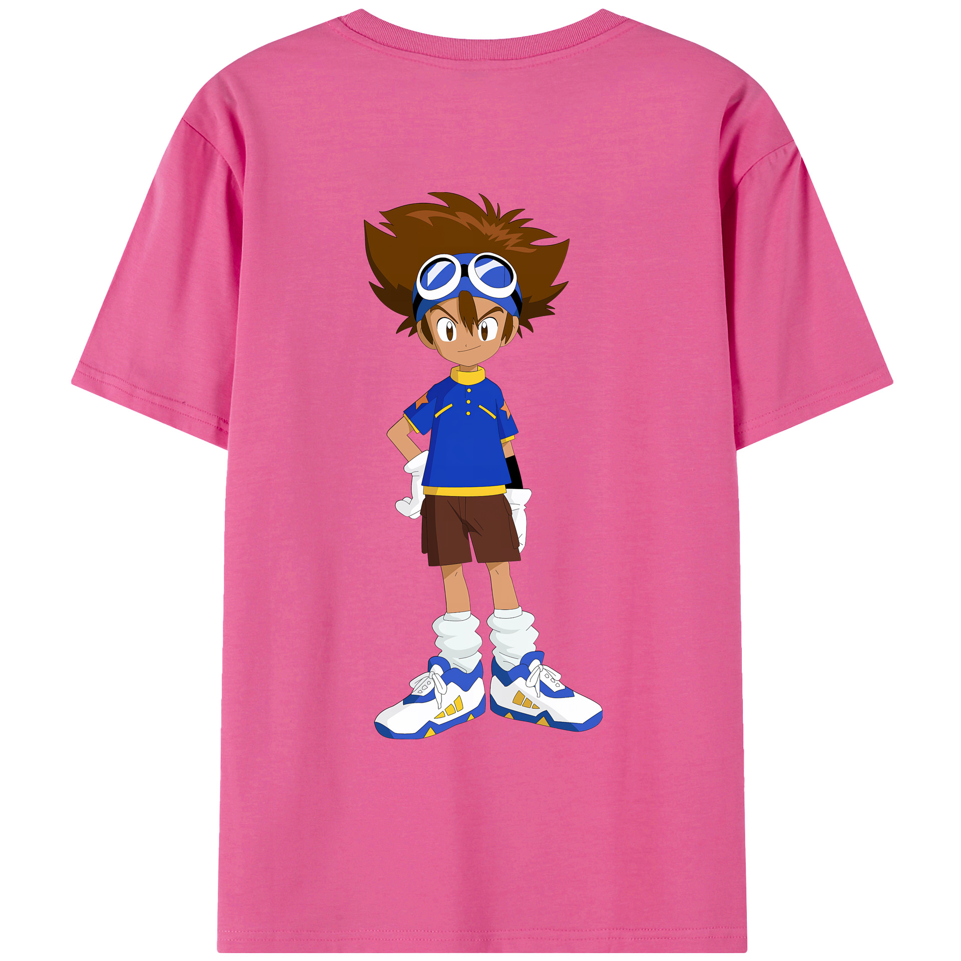 （画像用） Digimon デジタルモンスター/デジモン レディース半袖Tシャツ(バックプリント)