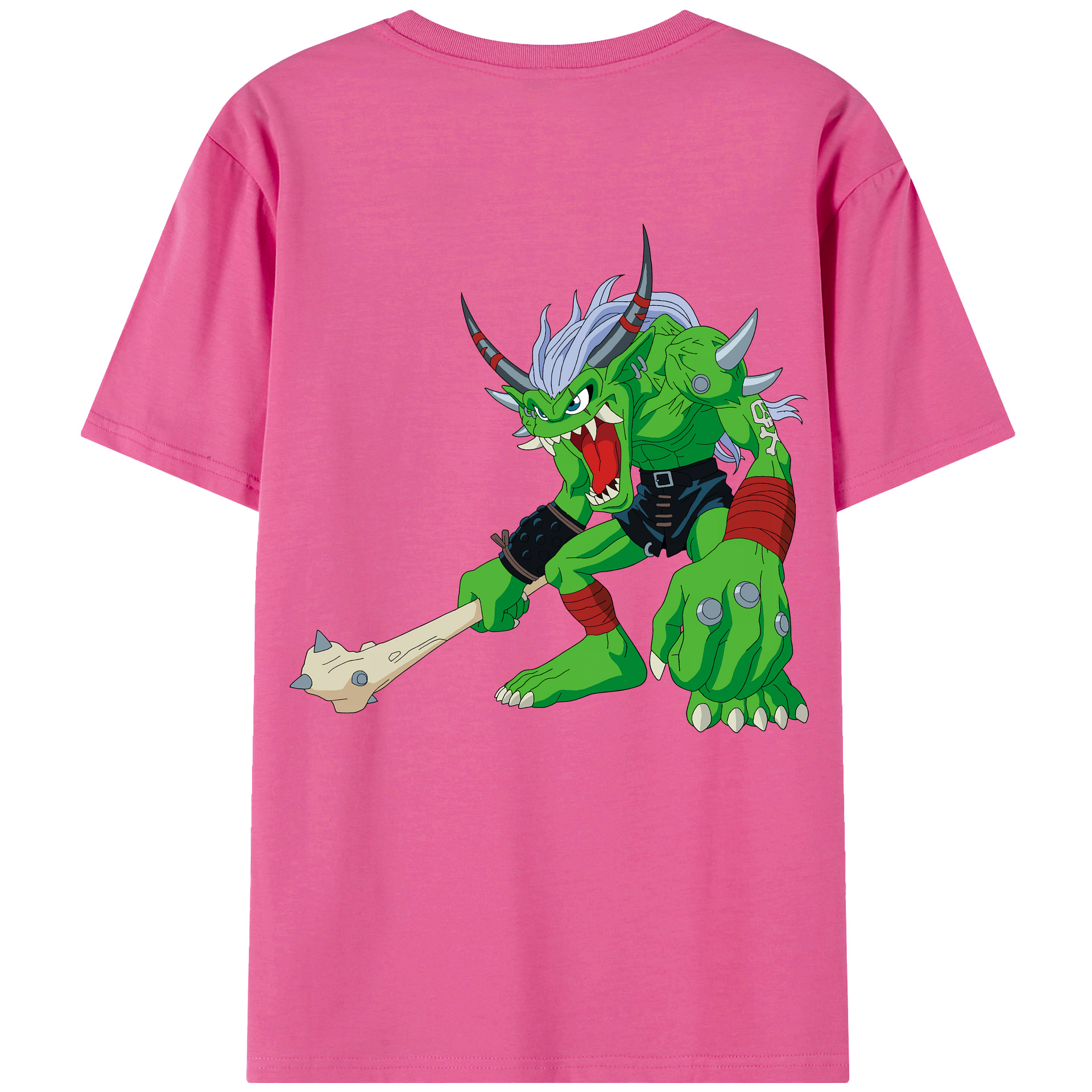（画像用） Digimon デジタルモンスター/デジモン レディース半袖Tシャツ(バックプリント)