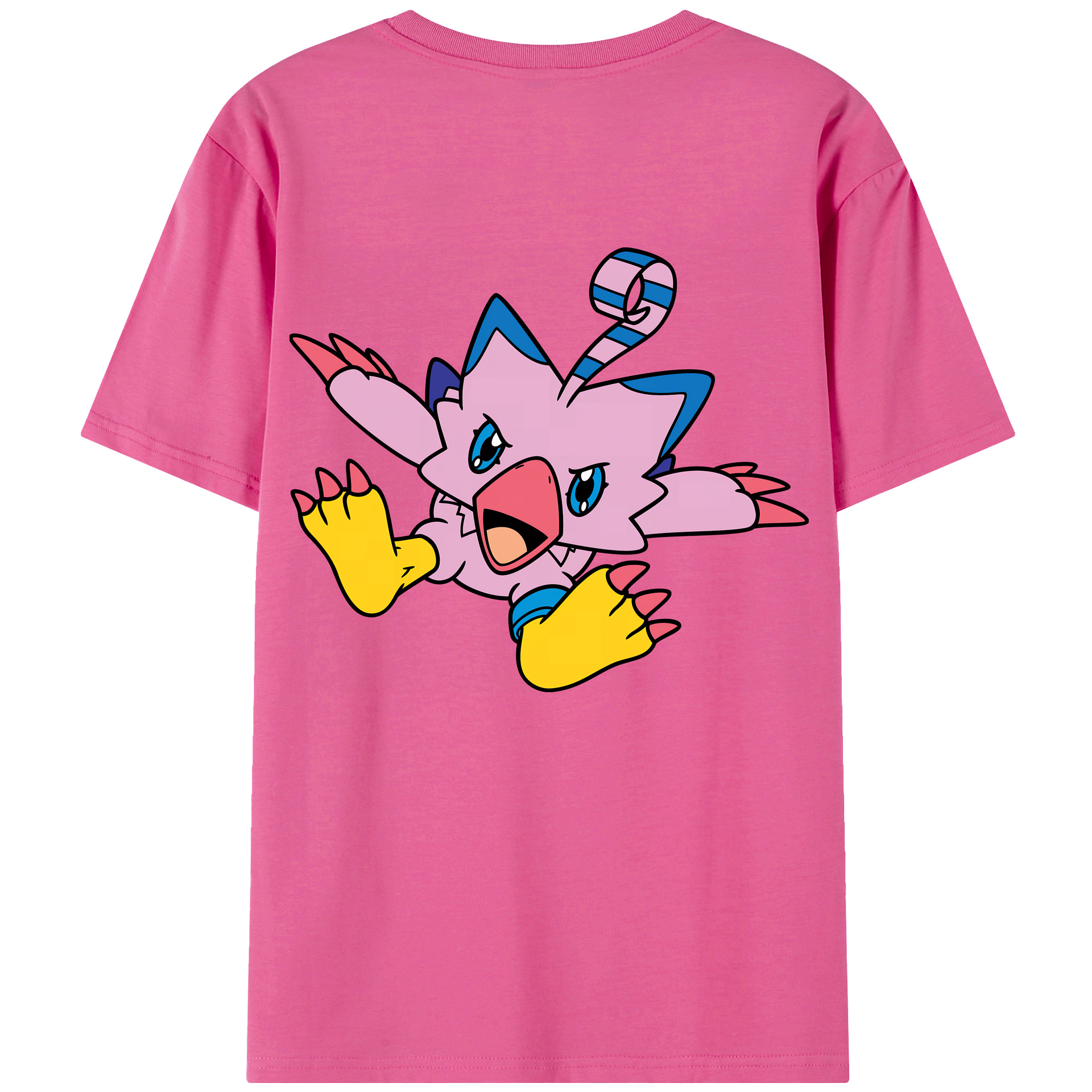 （画像用） Digimon デジタルモンスター/デジモン レディース半袖Tシャツ(バックプリント)
