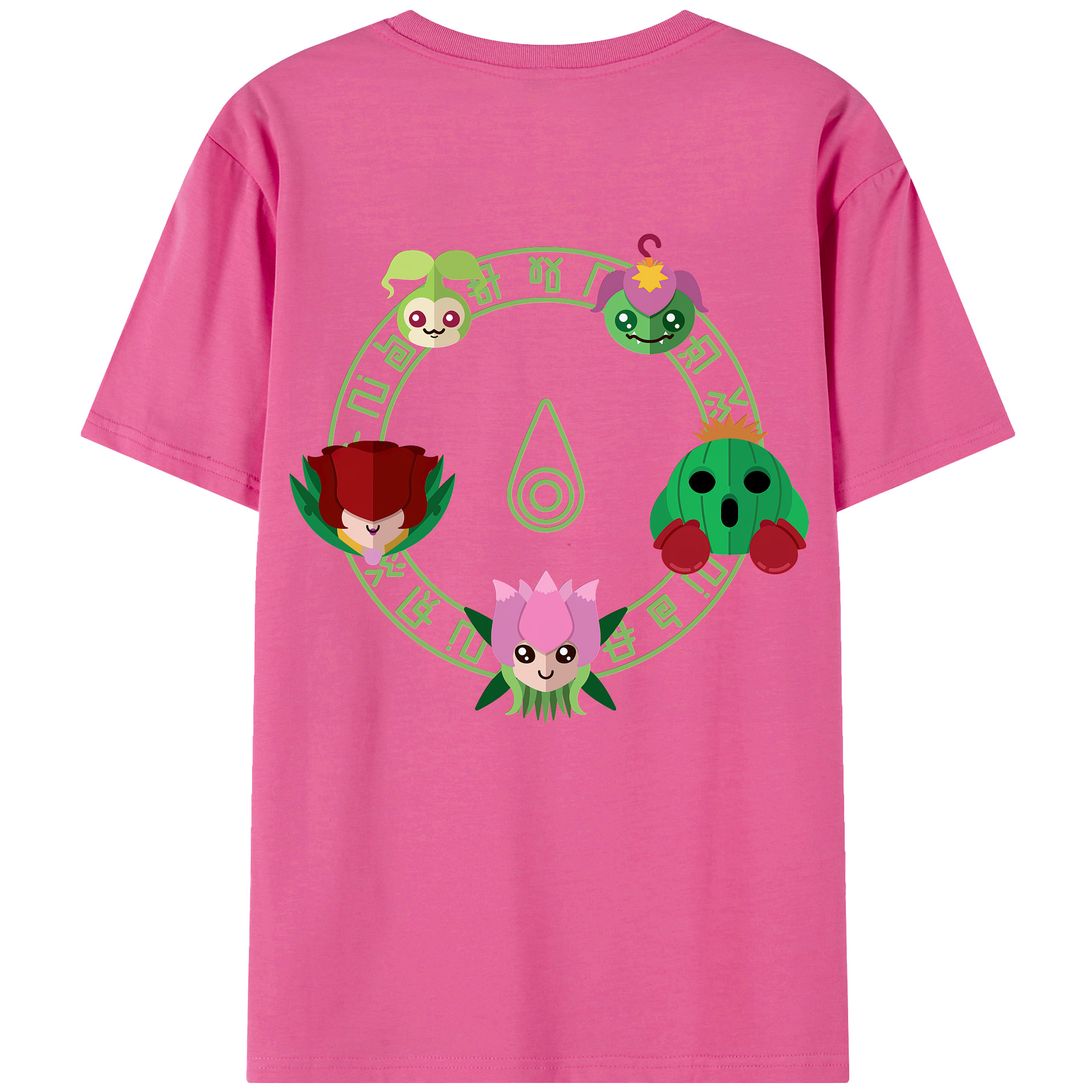 （画像用） Digimon デジタルモンスター/デジモン レディース半袖Tシャツ(バックプリント)