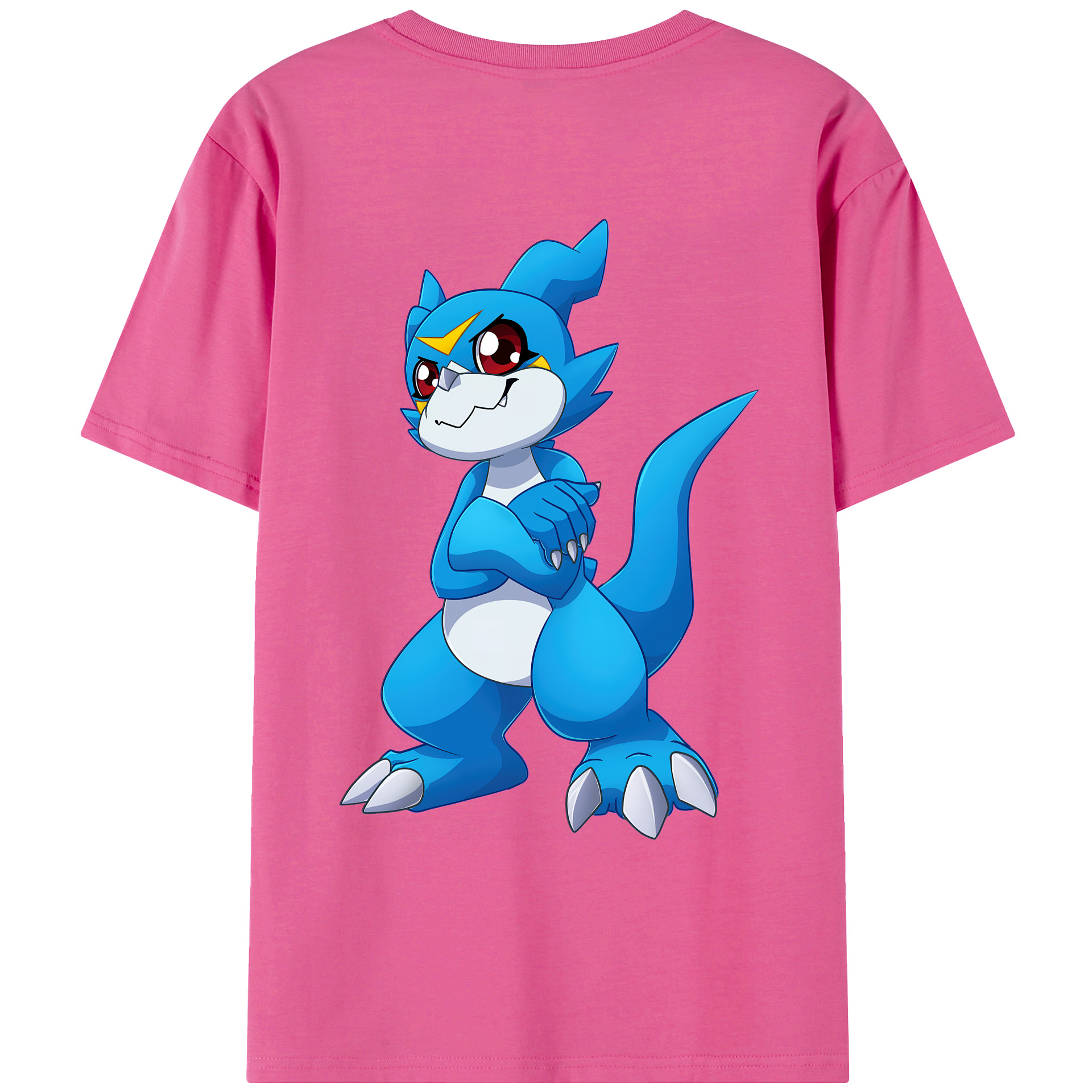 （画像用） Digimon デジタルモンスター/デジモン レディース半袖Tシャツ(バックプリント)