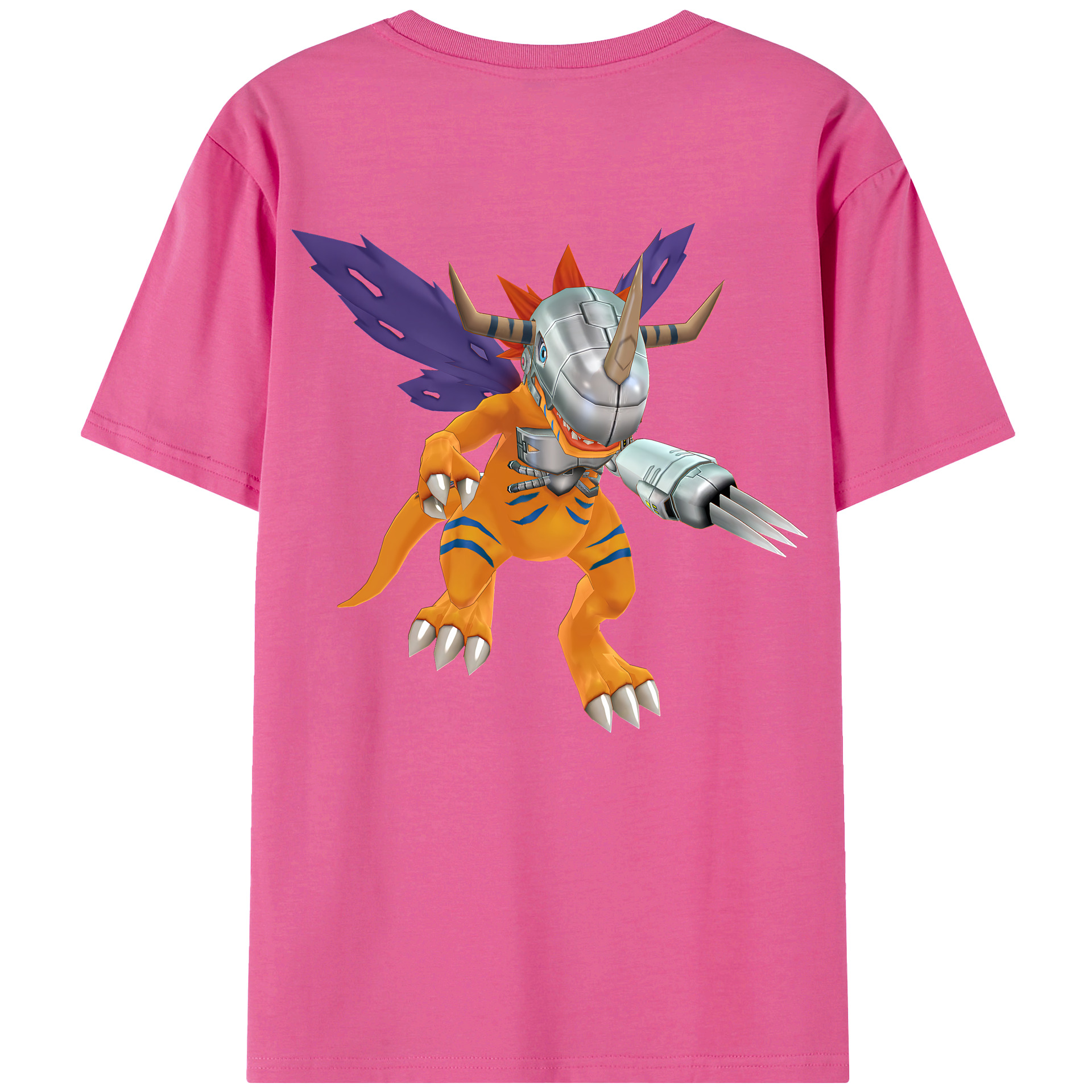 （画像用） Digimon デジタルモンスター/デジモン レディース半袖Tシャツ(バックプリント)