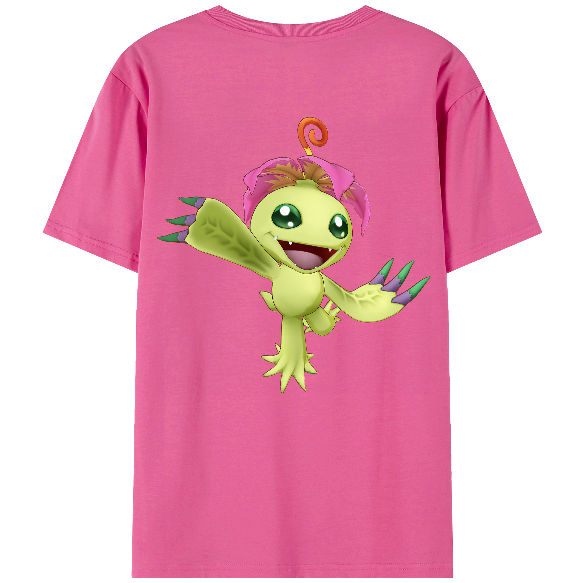 （画像用） Digimon デジタルモンスター/デジモン レディース半袖Tシャツ(バックプリント)
