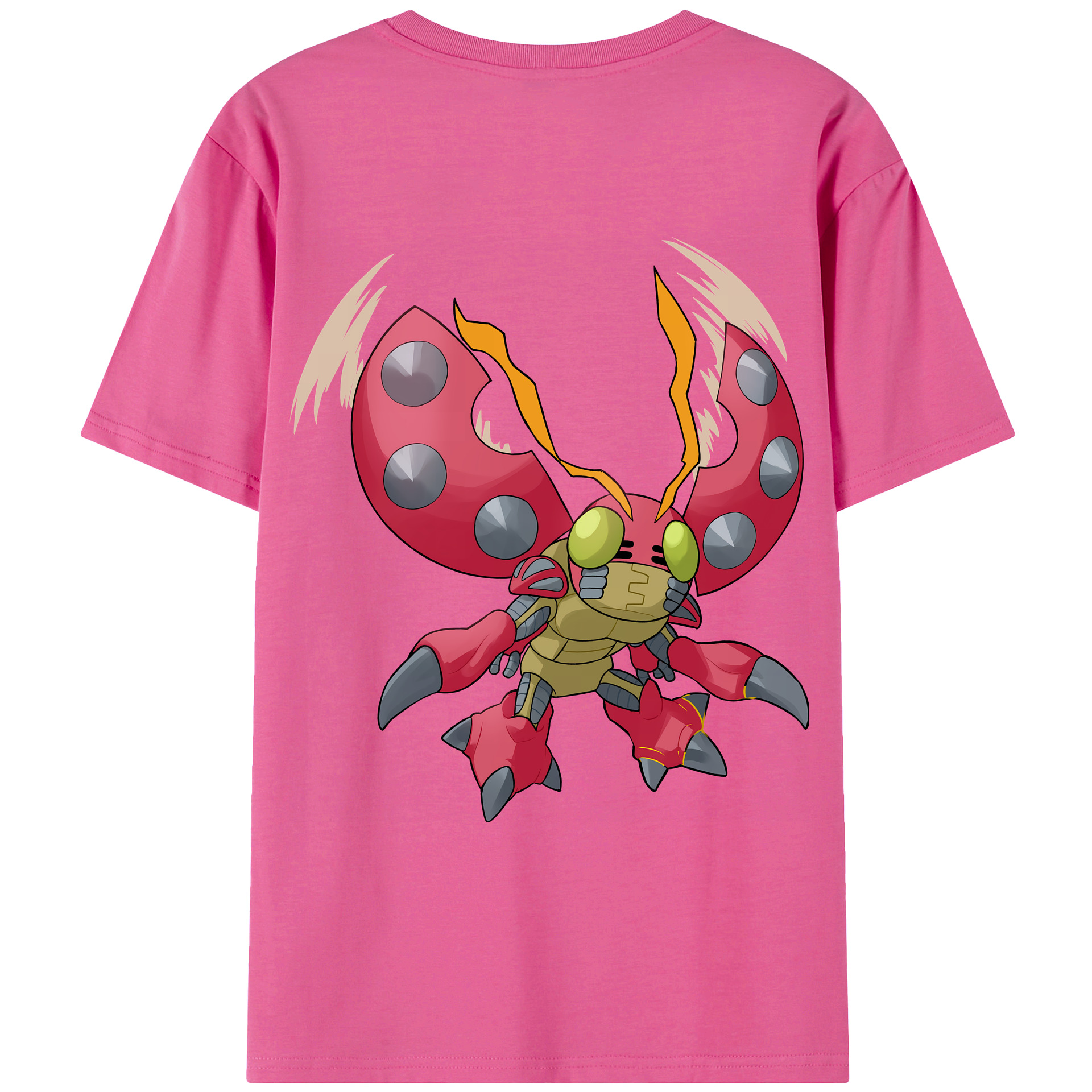 （画像用） Digimon デジタルモンスター/デジモン レディース半袖Tシャツ(バックプリント)