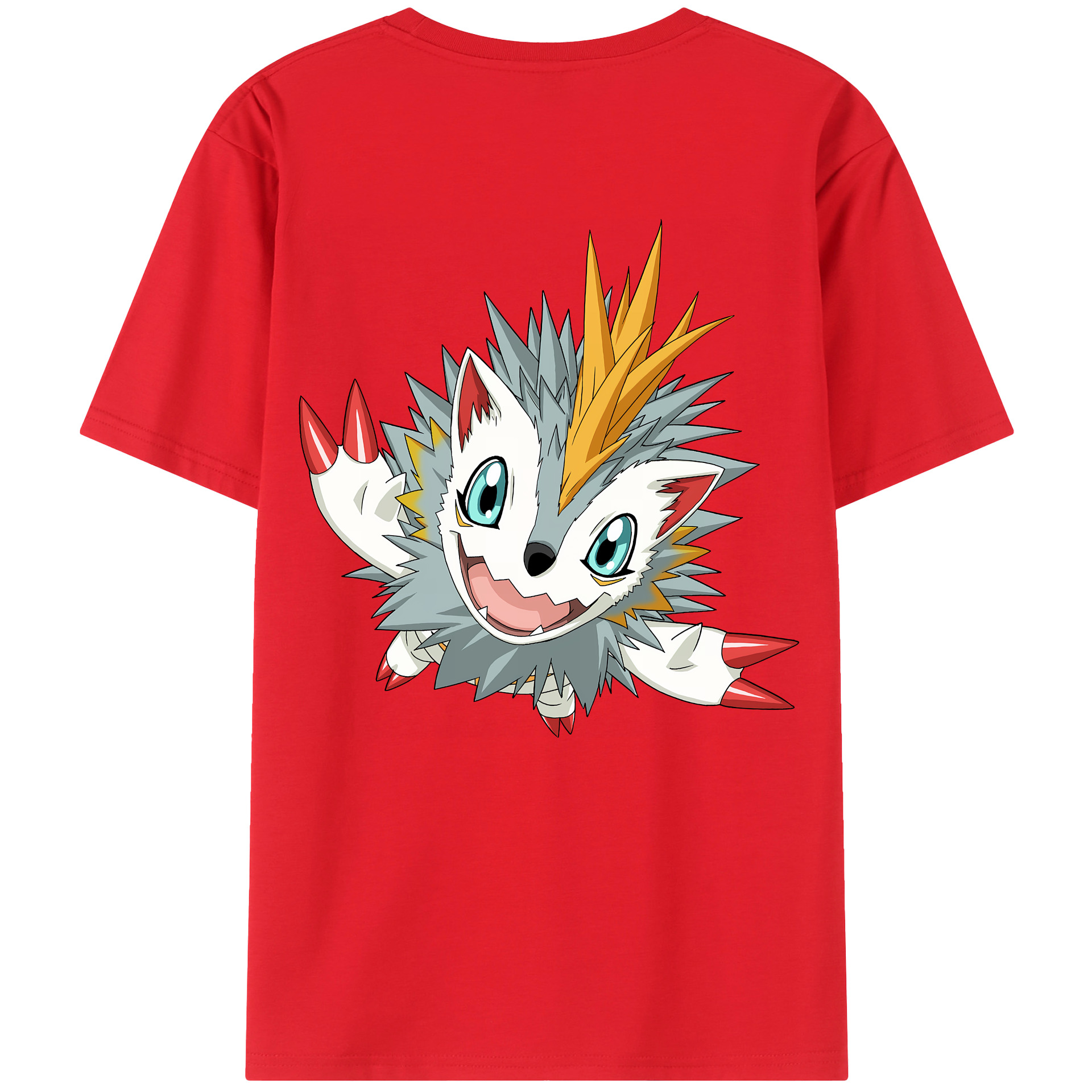 （画像用） Digimon デジタルモンスター/デジモン レディース半袖Tシャツ(バックプリント)