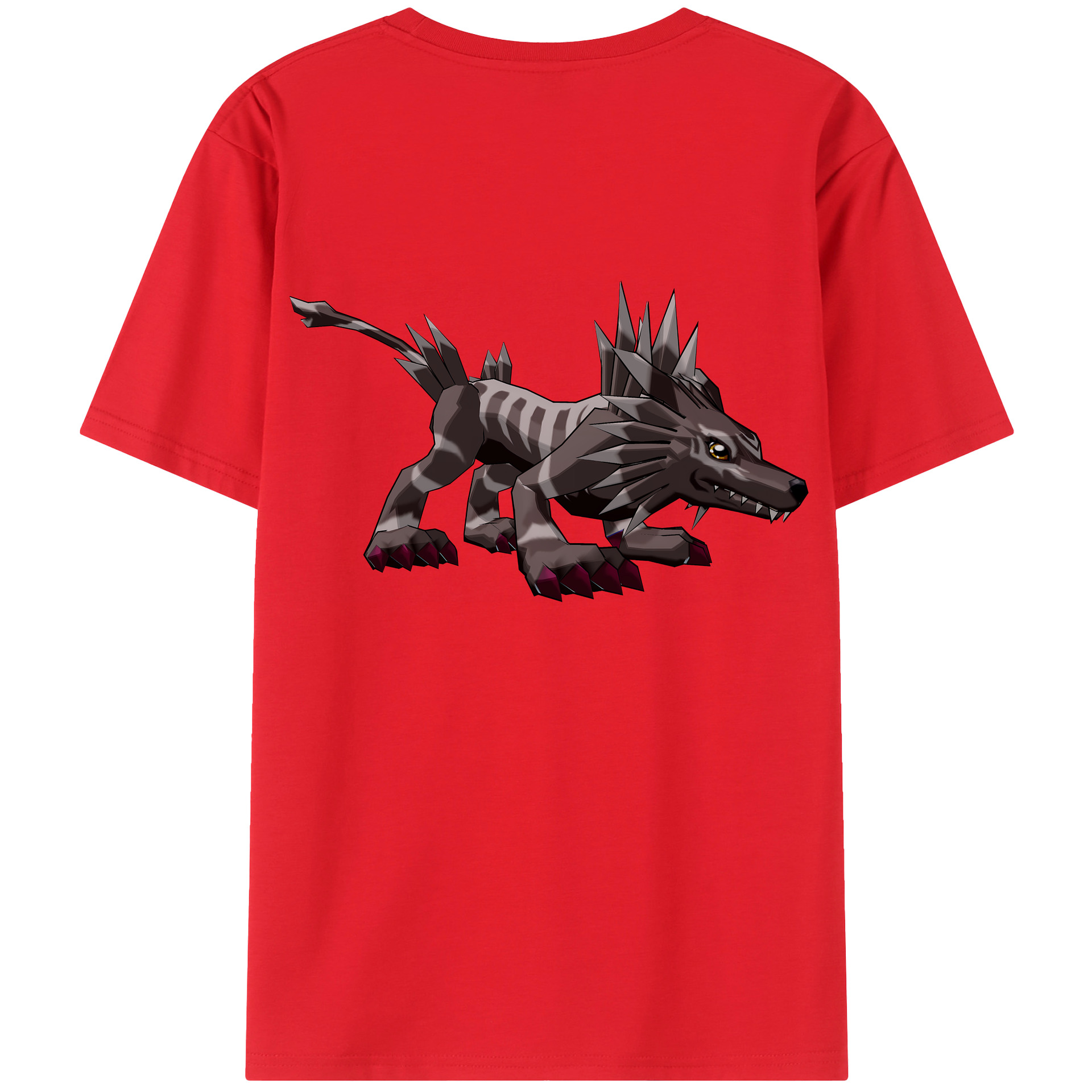 （画像用） Digimon デジタルモンスター/デジモン レディース半袖Tシャツ(バックプリント)