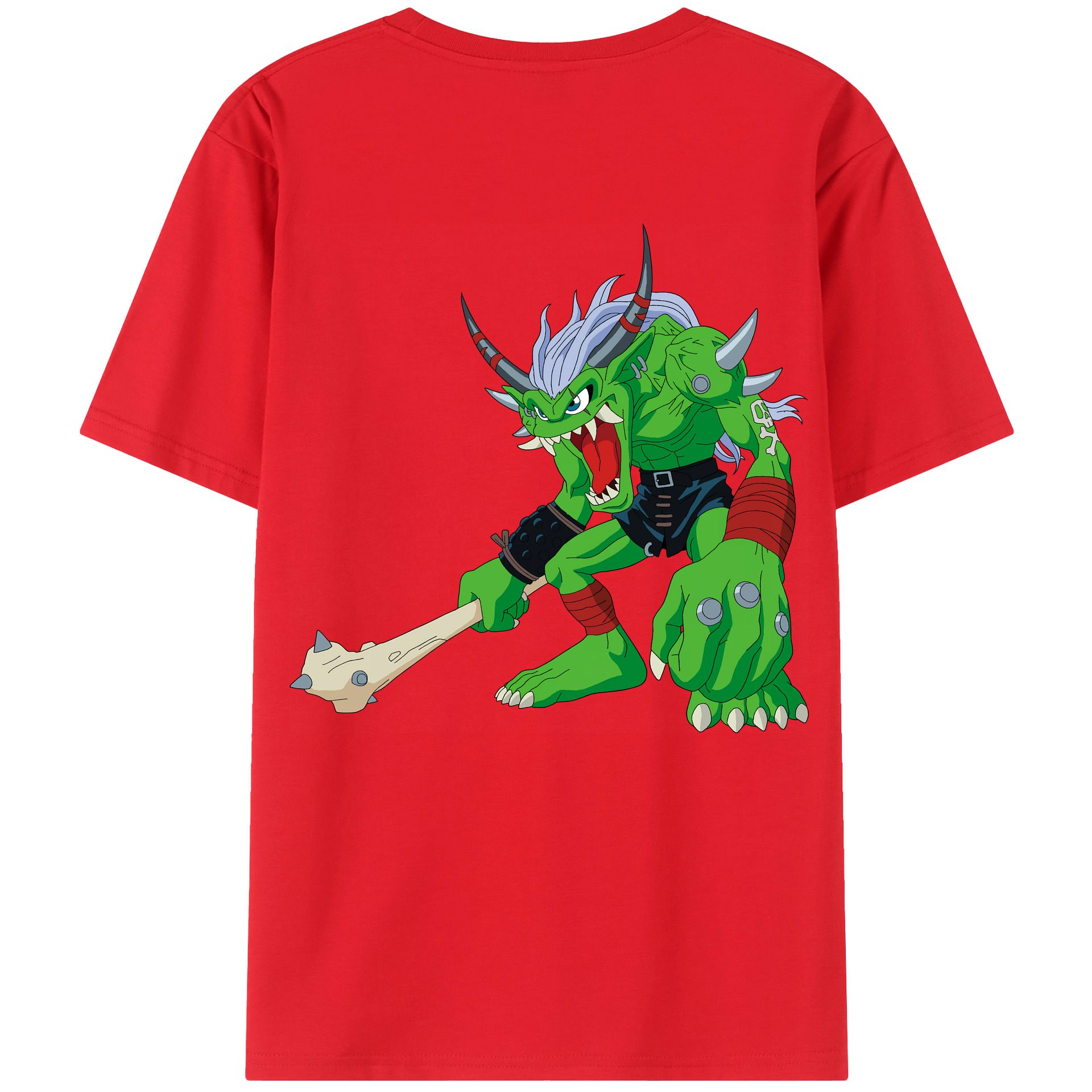 （画像用） Digimon デジタルモンスター/デジモン レディース半袖Tシャツ(バックプリント)