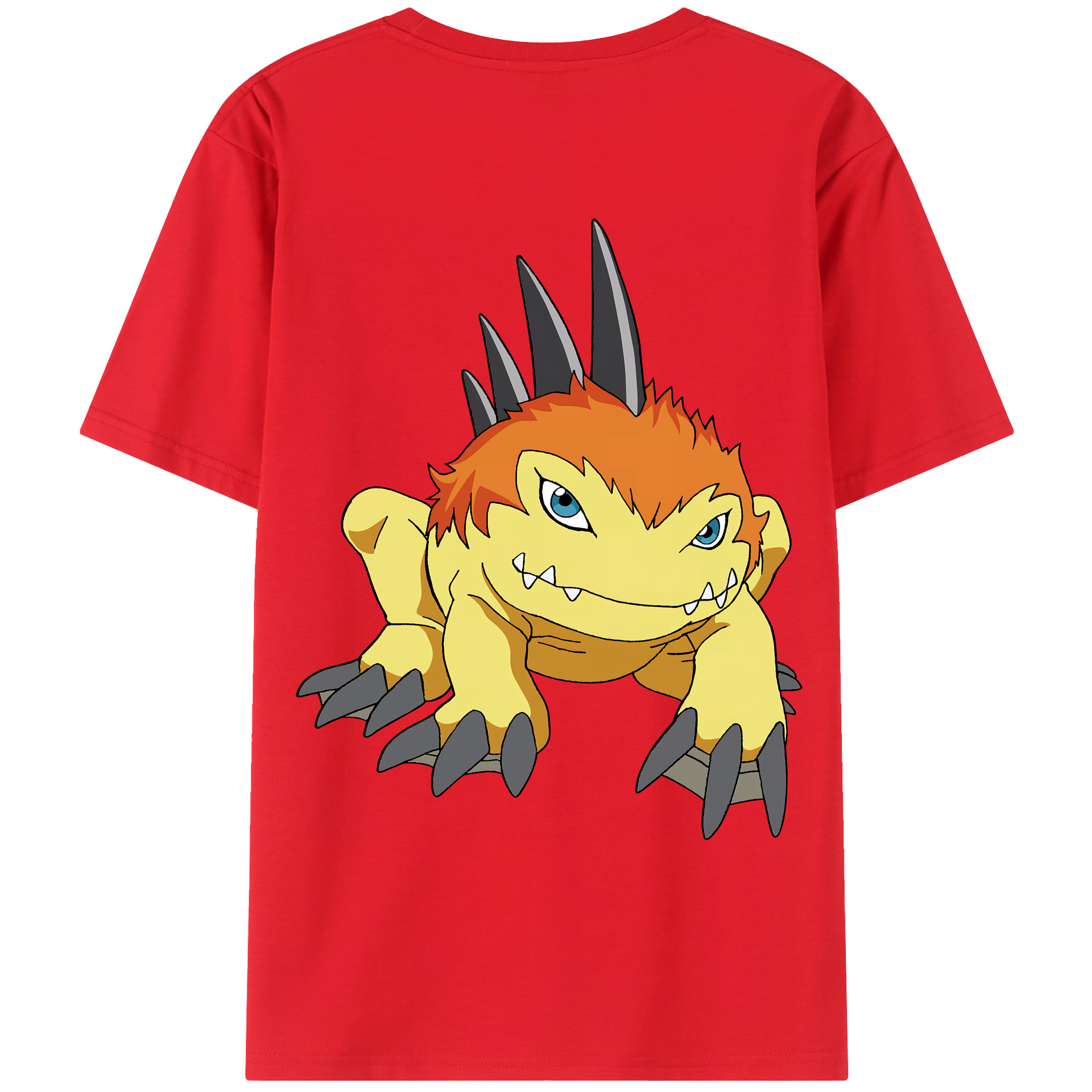 （画像用） Digimon デジタルモンスター/デジモン レディース半袖Tシャツ(バックプリント)