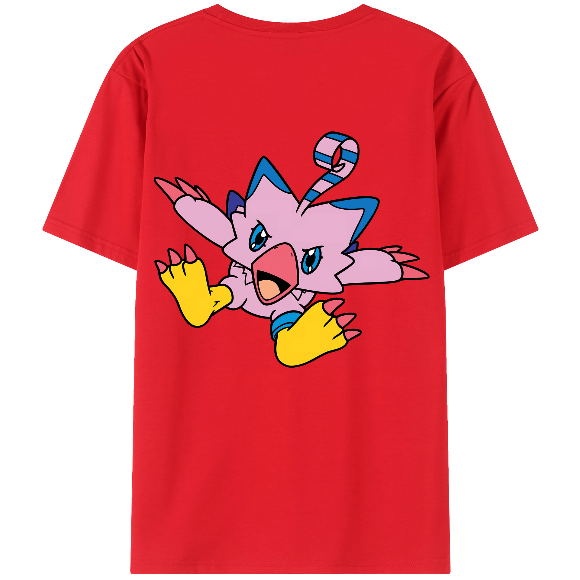 （画像用） Digimon デジタルモンスター/デジモン レディース半袖Tシャツ(バックプリント)