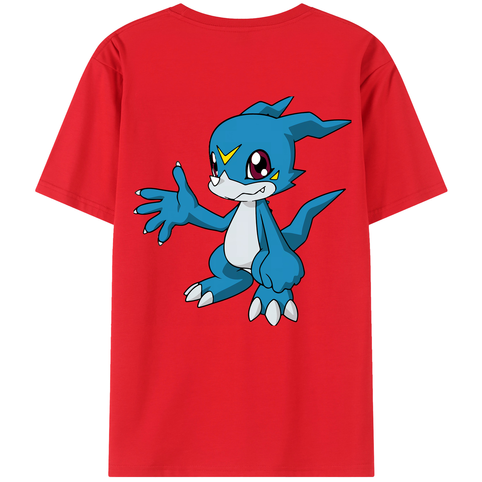 （画像用） Digimon デジタルモンスター/デジモン レディース半袖Tシャツ(バックプリント)