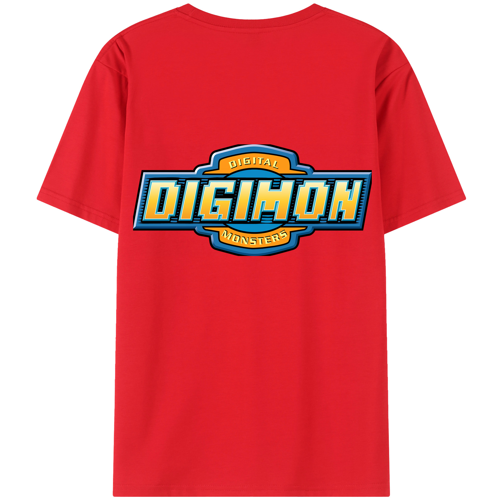 （画像用） Digimon デジタルモンスター/デジモン レディース半袖Tシャツ(バックプリント)