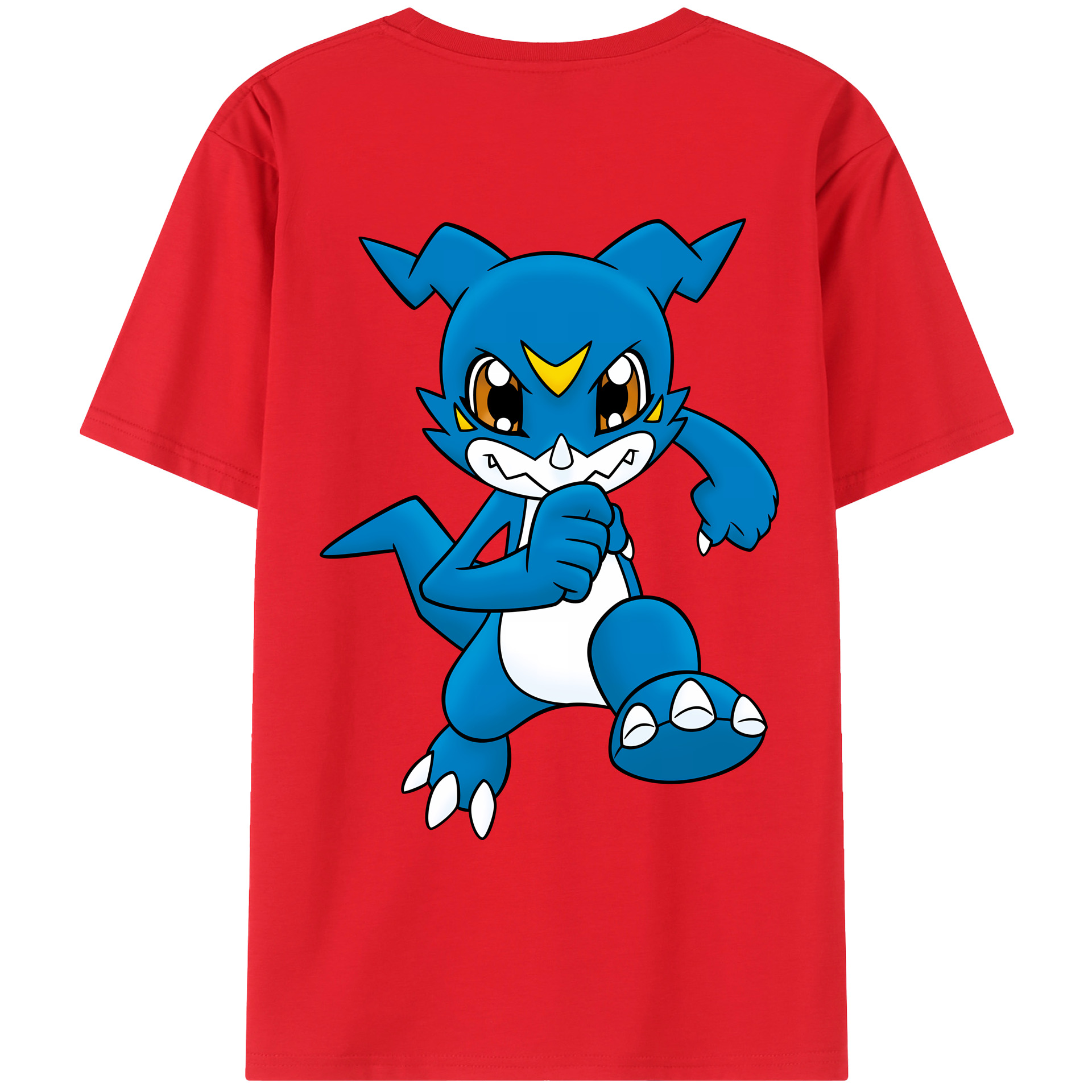 （画像用） Digimon デジタルモンスター/デジモン レディース半袖Tシャツ(バックプリント)