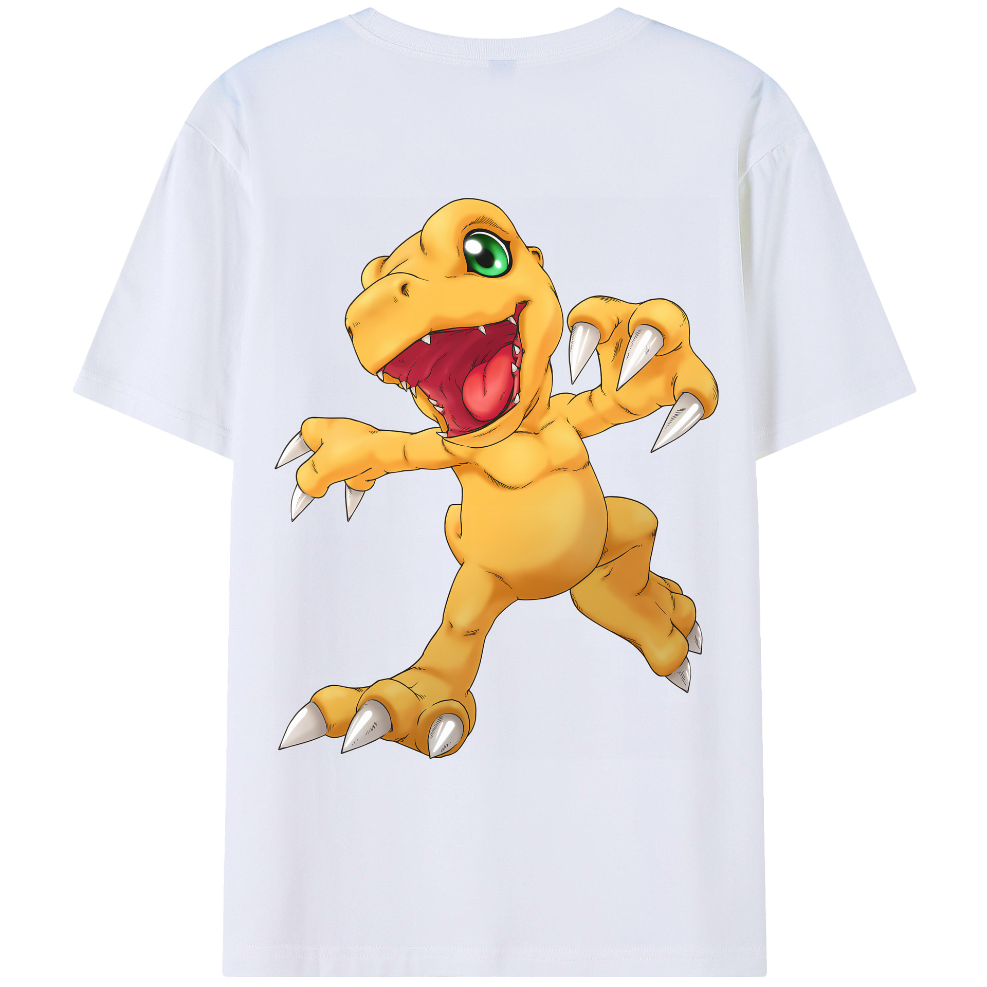 （画像用） Digimon デジタルモンスター/デジモン レディース半袖Tシャツ(バックプリント)