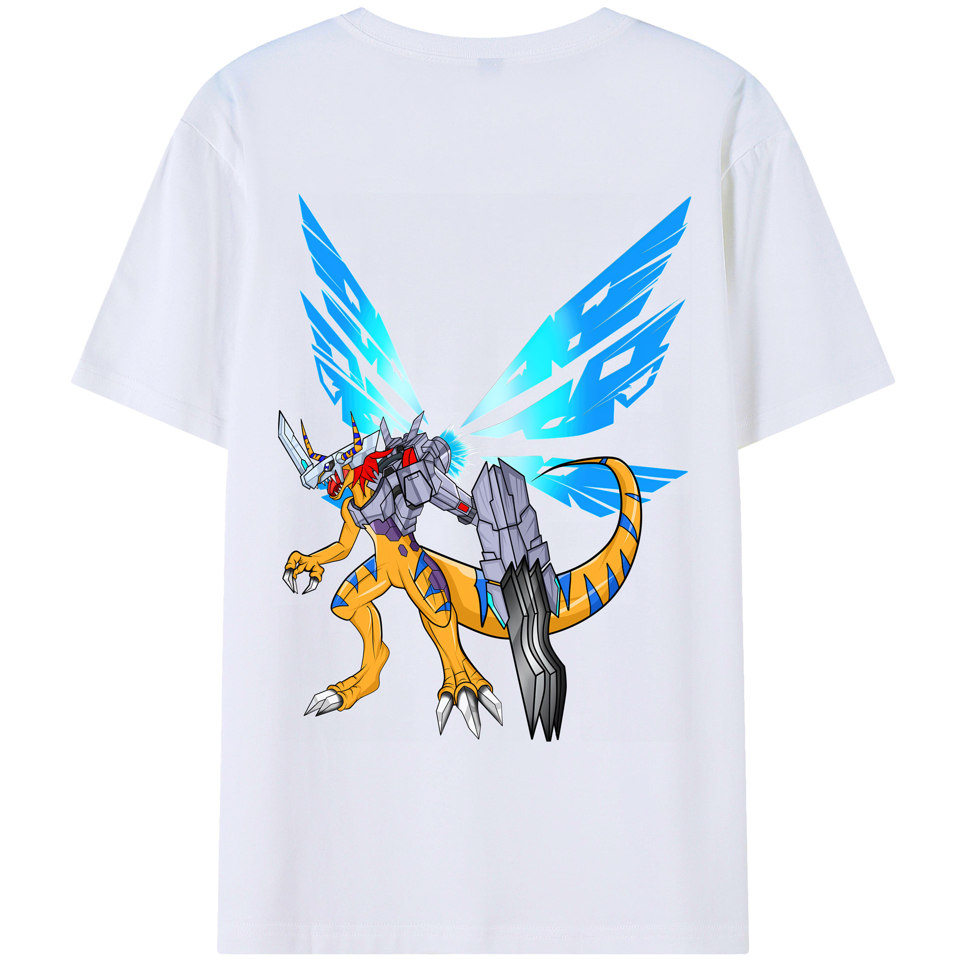 （画像用） Digimon デジタルモンスター/デジモン レディース半袖Tシャツ(バックプリント)