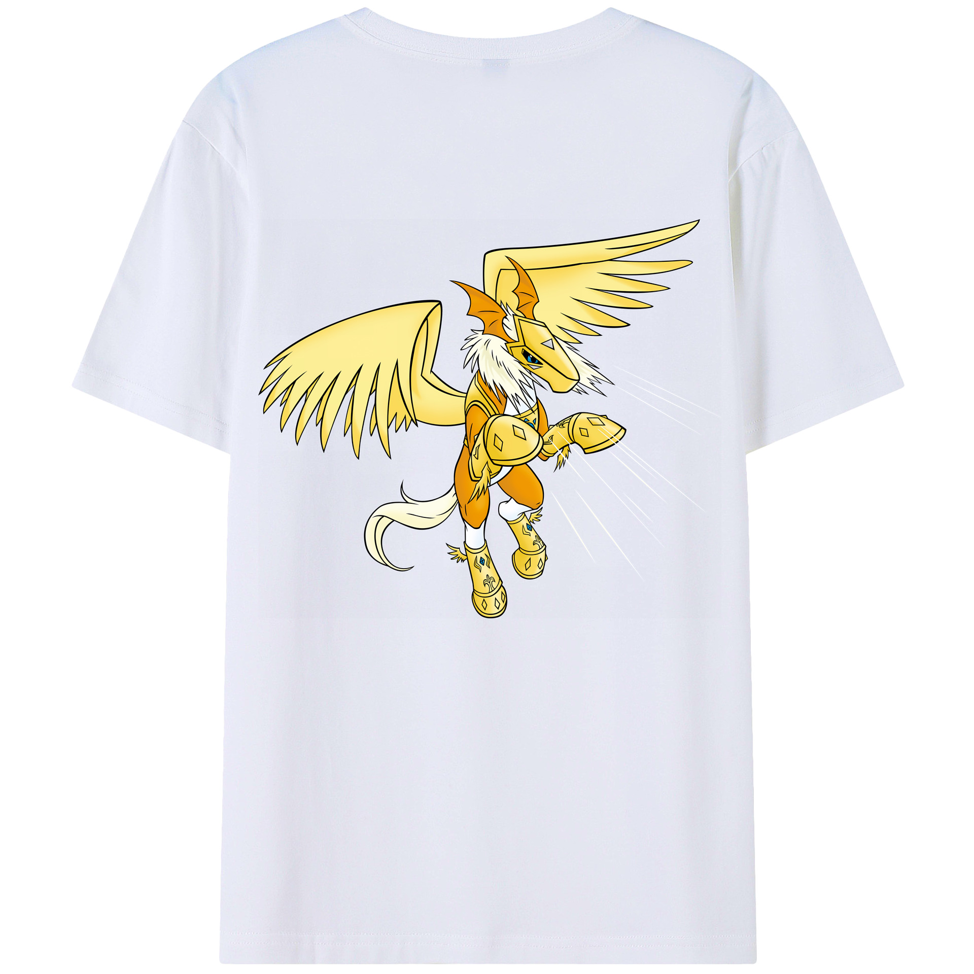 （画像用） Digimon デジタルモンスター/デジモン レディース半袖Tシャツ(バックプリント)