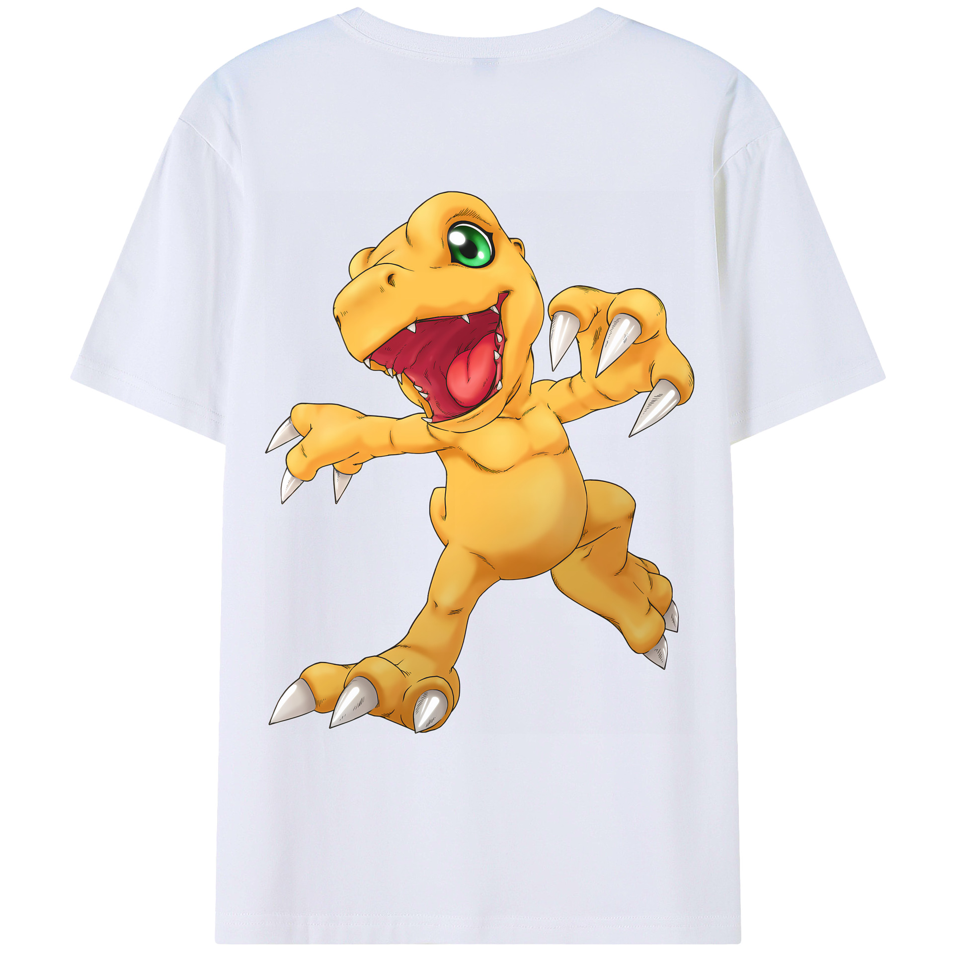 （画像用） Digimon デジタルモンスター/デジモン レディース半袖Tシャツ(バックプリント)