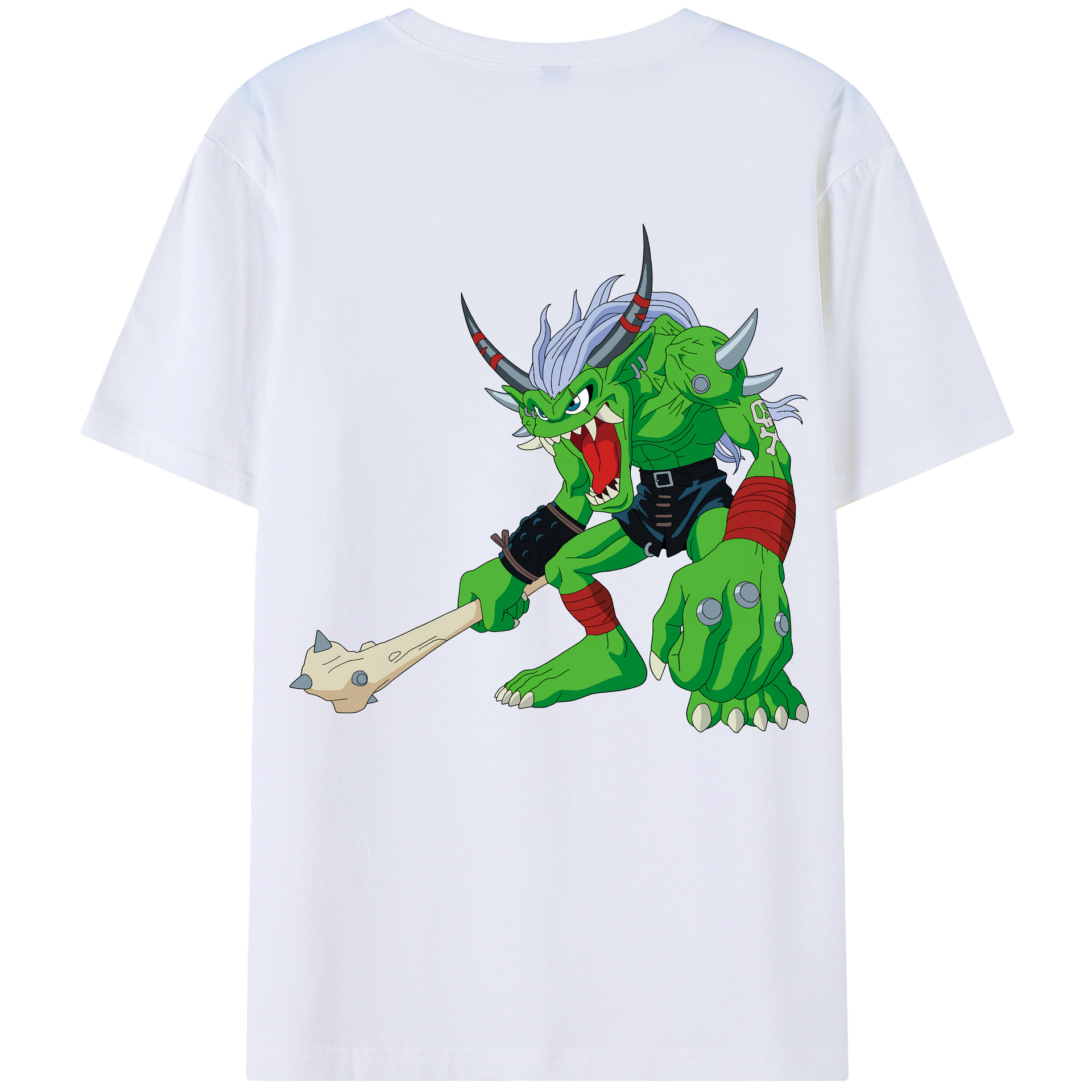 （画像用） Digimon デジタルモンスター/デジモン レディース半袖Tシャツ(バックプリント)