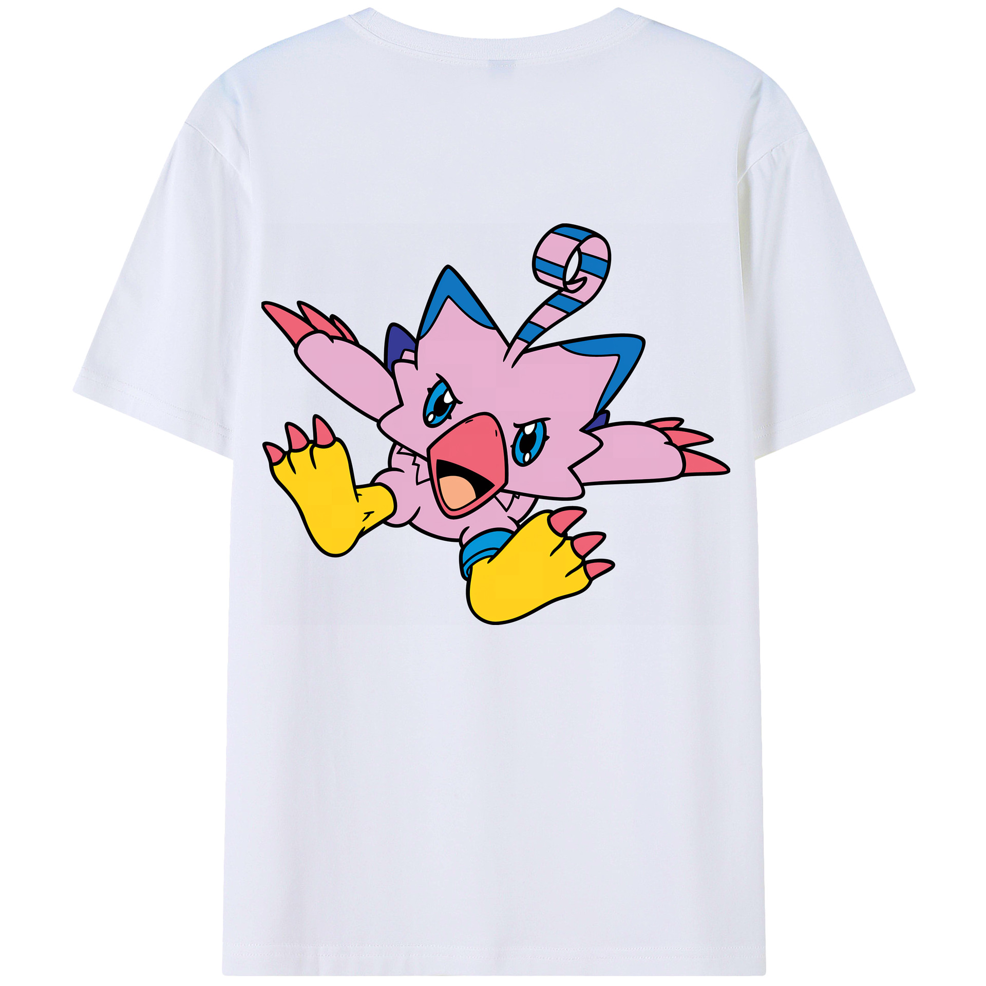 （画像用） Digimon デジタルモンスター/デジモン レディース半袖Tシャツ(バックプリント)