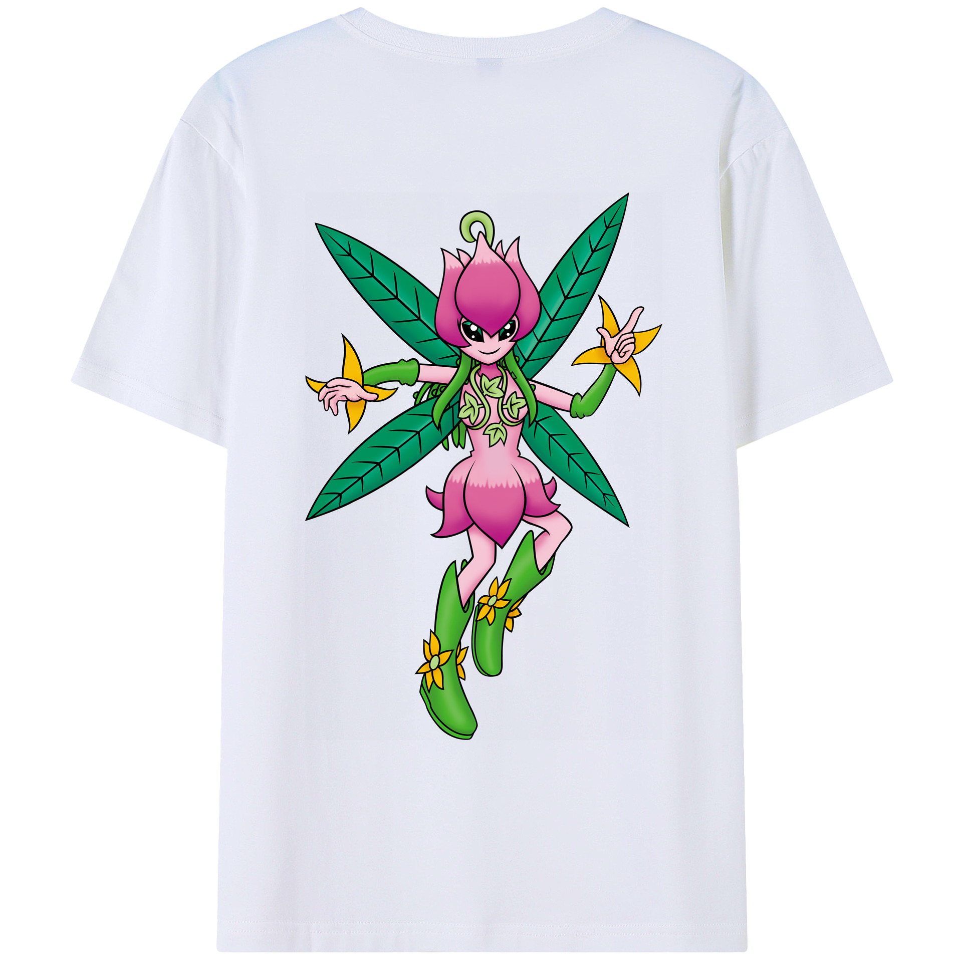 （画像用） Digimon デジタルモンスター/デジモン レディース半袖Tシャツ(バックプリント)