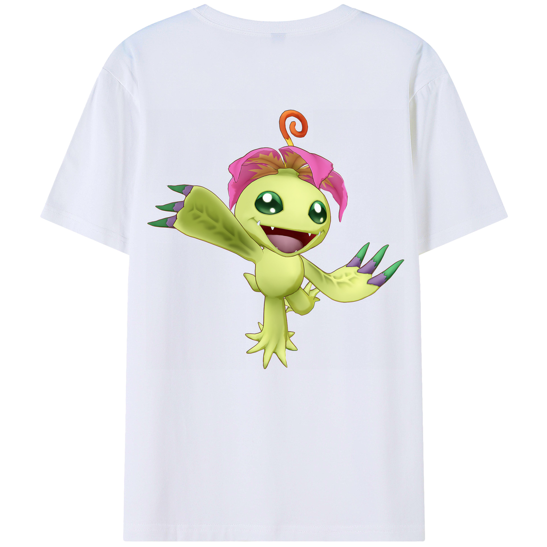 （画像用） Digimon デジタルモンスター/デジモン レディース半袖Tシャツ(バックプリント)