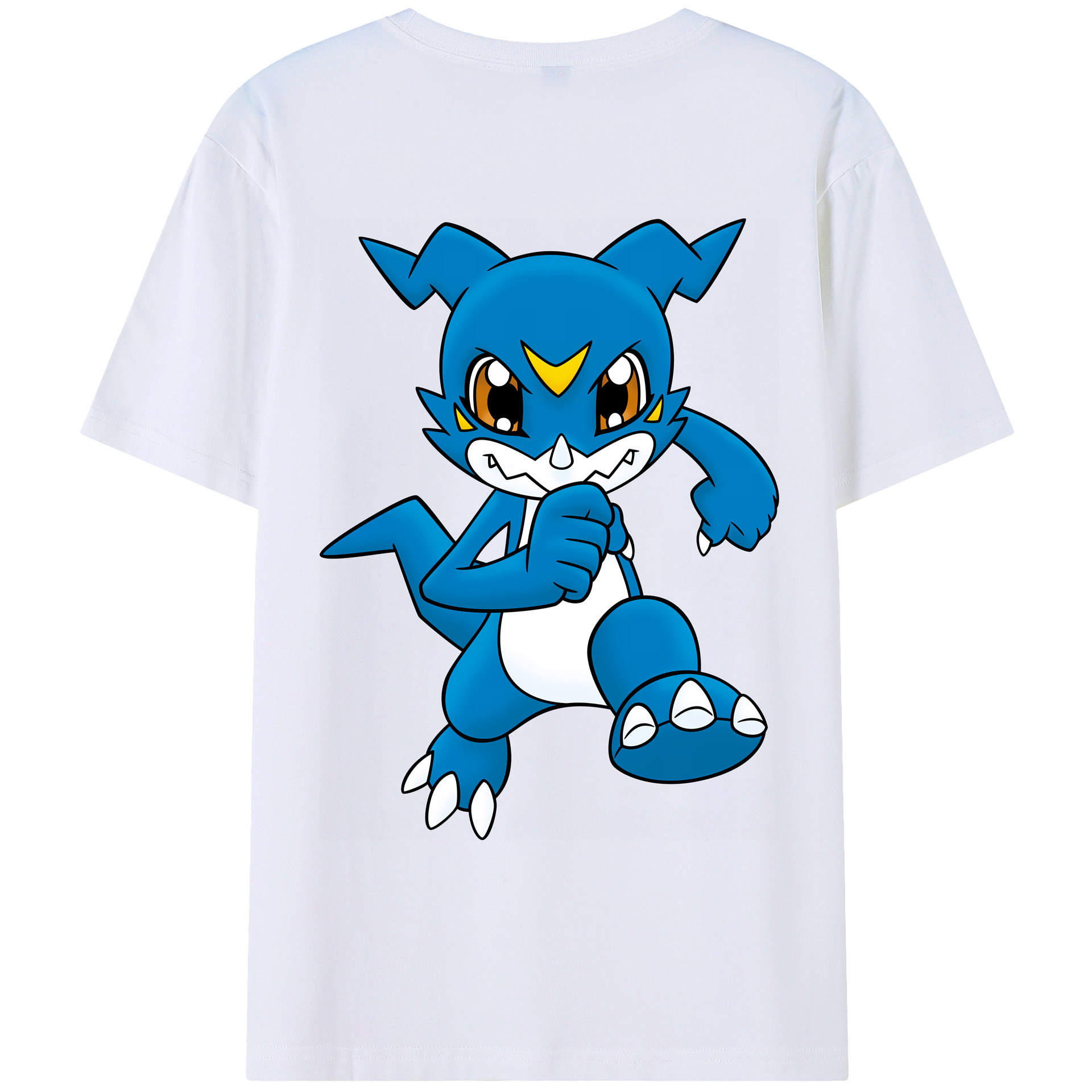 （画像用） Digimon デジタルモンスター/デジモン レディース半袖Tシャツ(バックプリント)