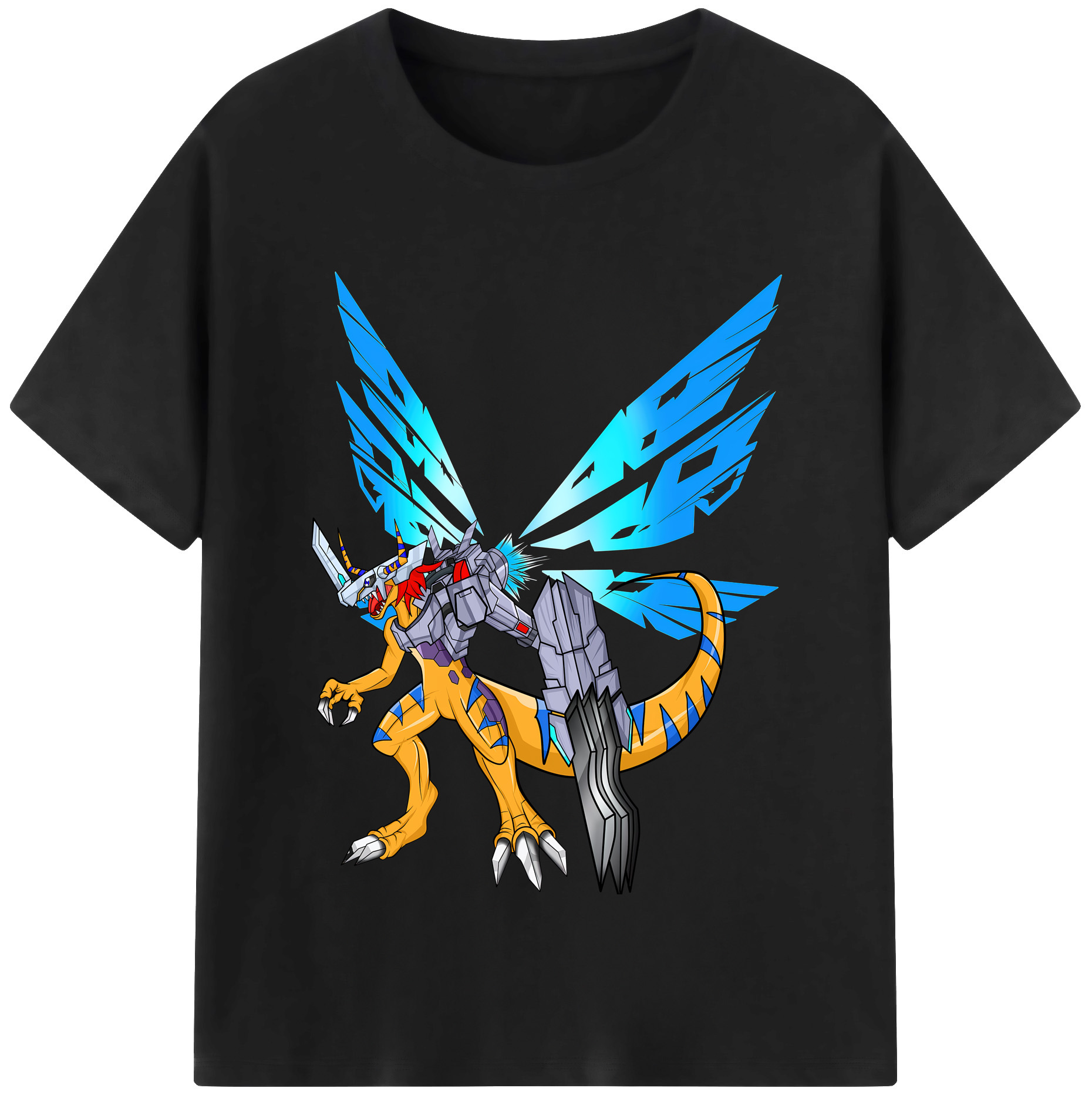 （画像用） Digimon デジタルモンスター/デジモン レディースカジュアルプリントTシャツ（綿100％）