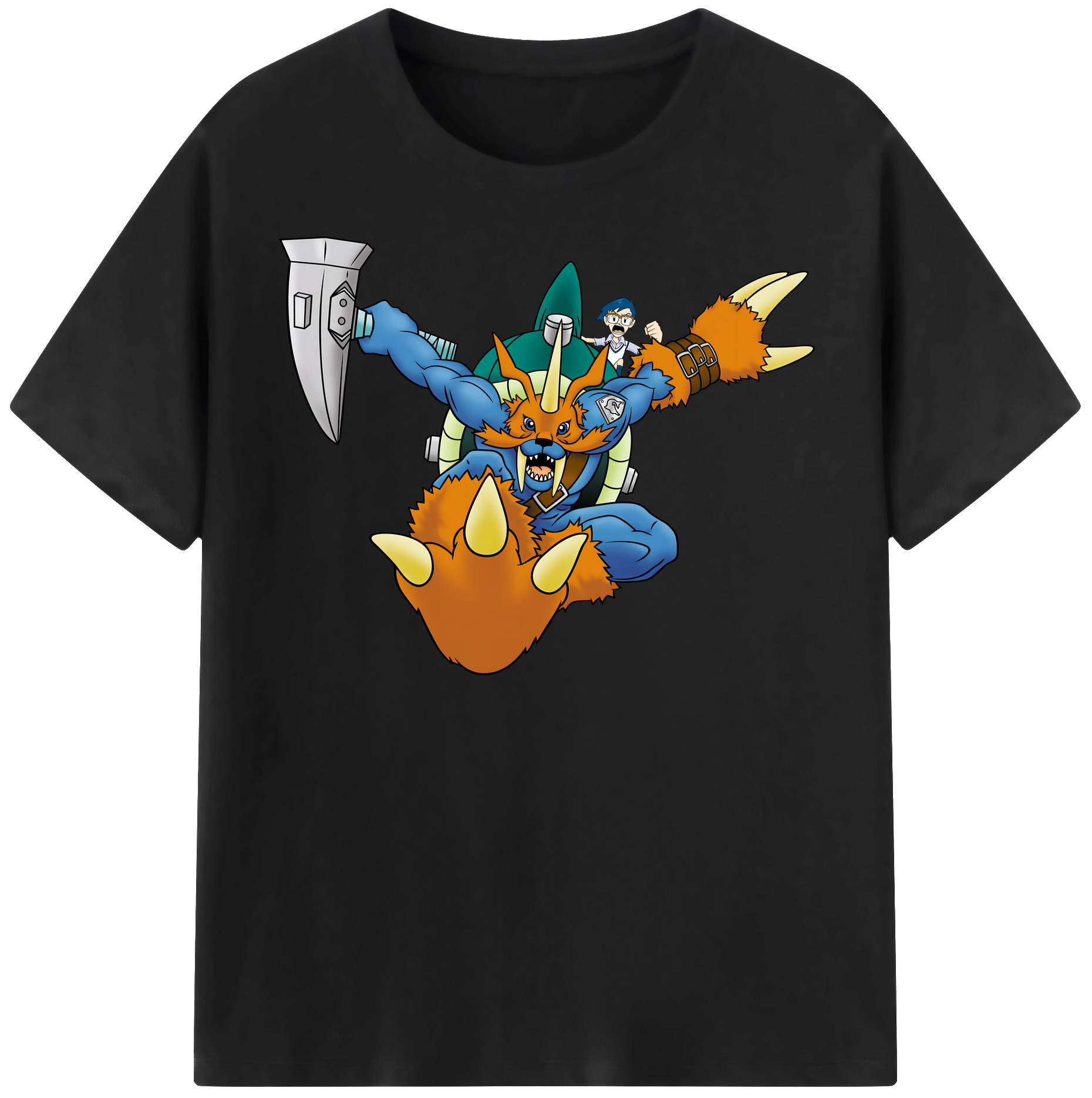 （画像用） Digimon デジタルモンスター/デジモン レディースカジュアルプリントTシャツ（綿100％）