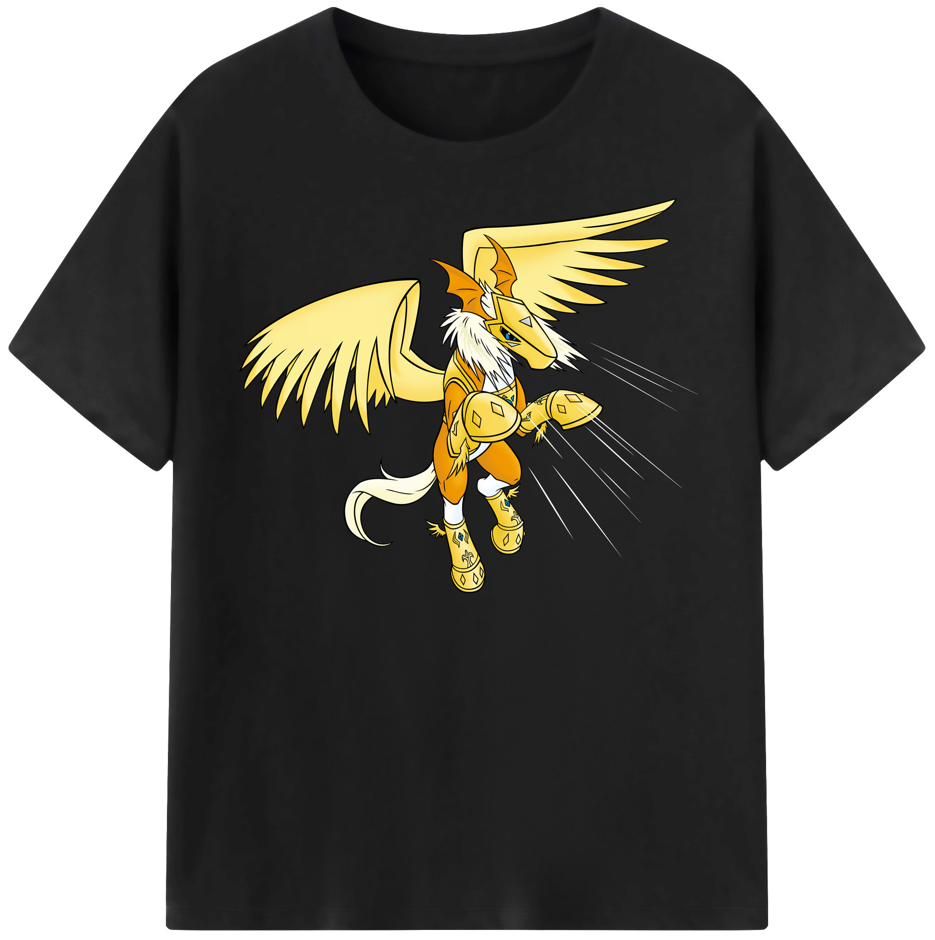 （画像用） Digimon デジタルモンスター/デジモン レディースカジュアルプリントTシャツ（綿100％）