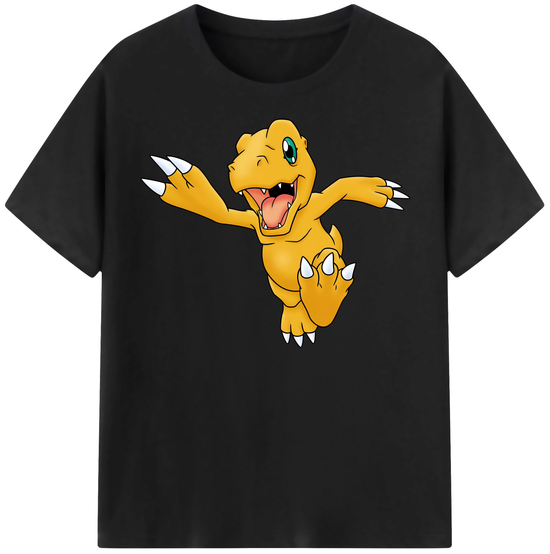 （画像用） Digimon デジタルモンスター/デジモン レディースカジュアルプリントTシャツ（綿100％）
