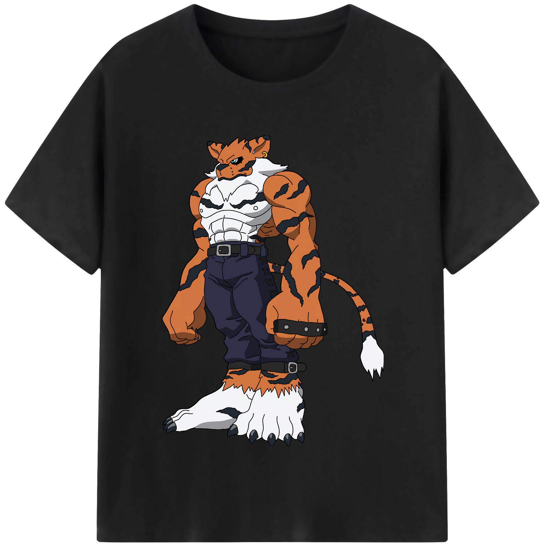 （画像用） Digimon デジタルモンスター/デジモン レディースカジュアルプリントTシャツ（綿100％）