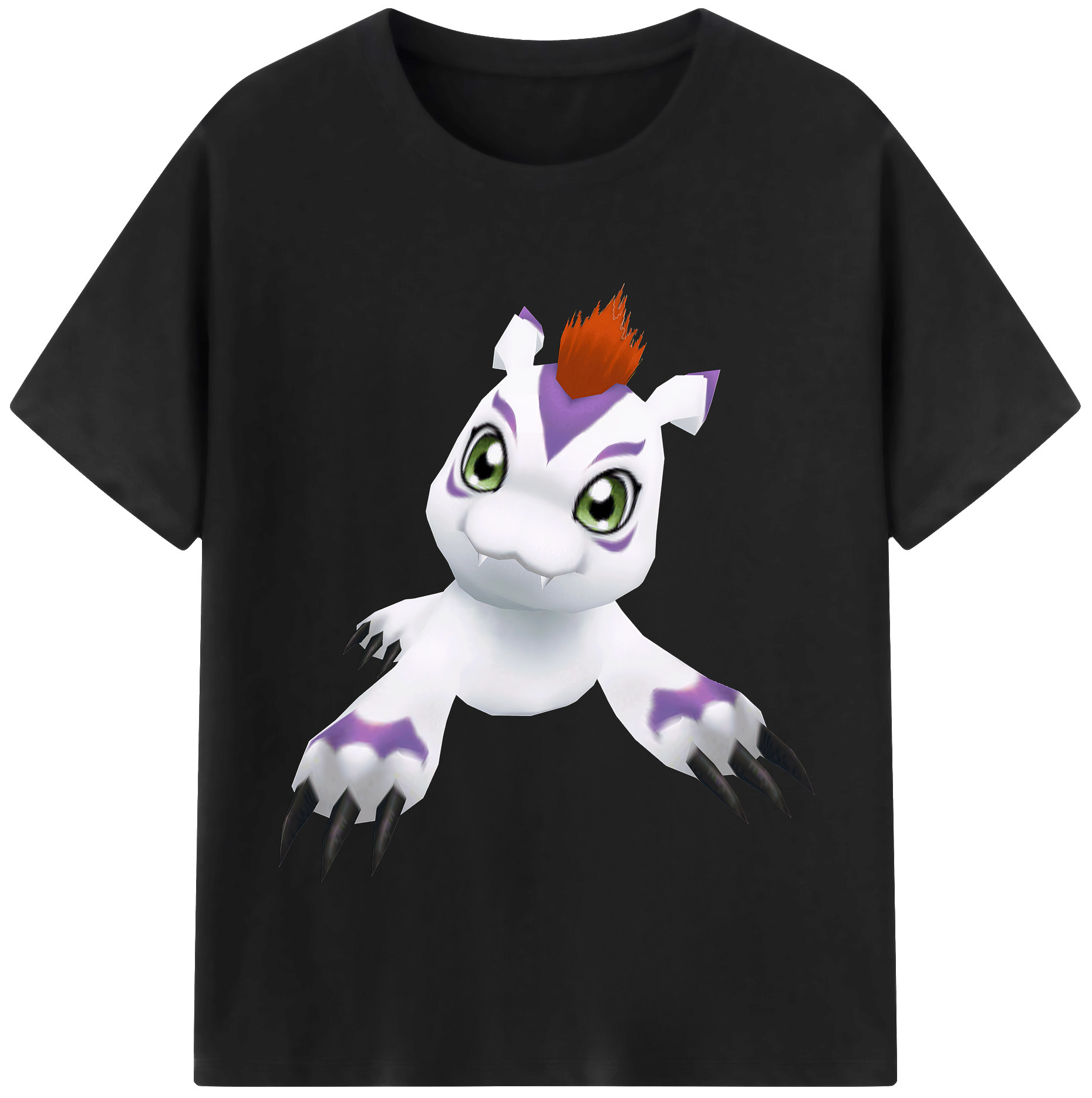 （画像用） Digimon デジタルモンスター/デジモン レディースカジュアルプリントTシャツ（綿100％）