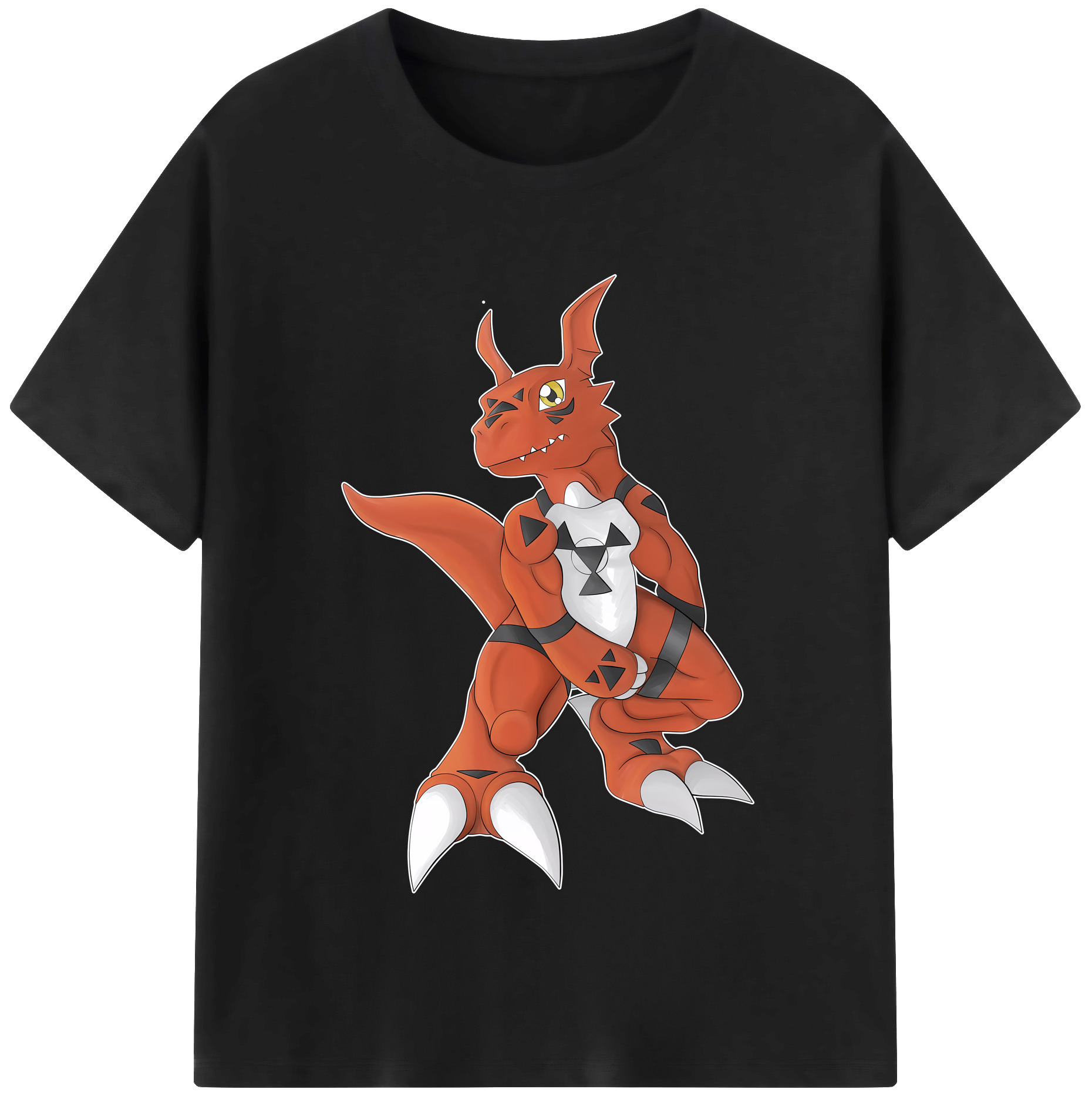 （画像用） Digimon デジタルモンスター/デジモン レディースカジュアルプリントTシャツ（綿100％）