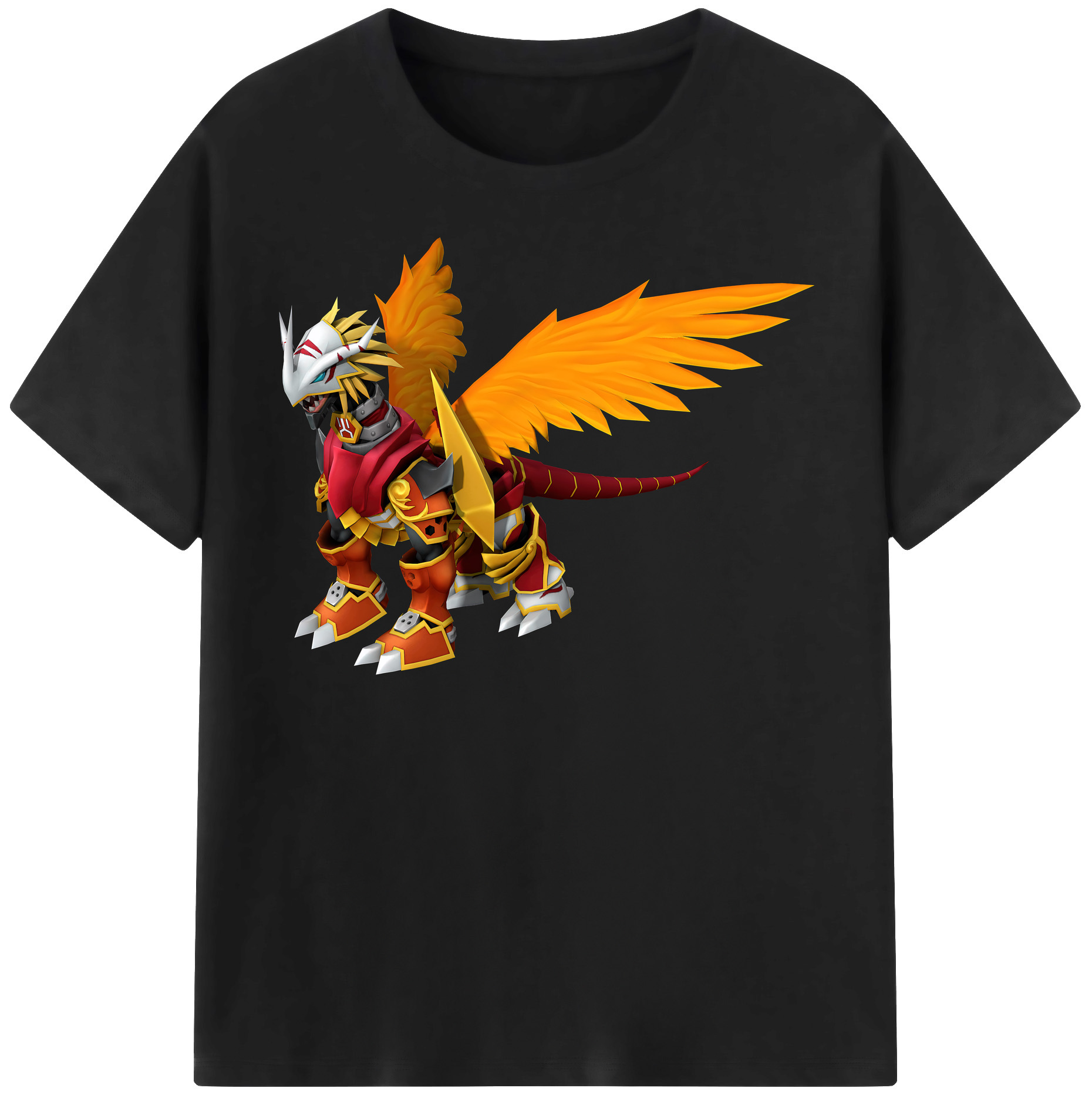 （画像用） Digimon デジタルモンスター/デジモン レディースカジュアルプリントTシャツ（綿100％）
