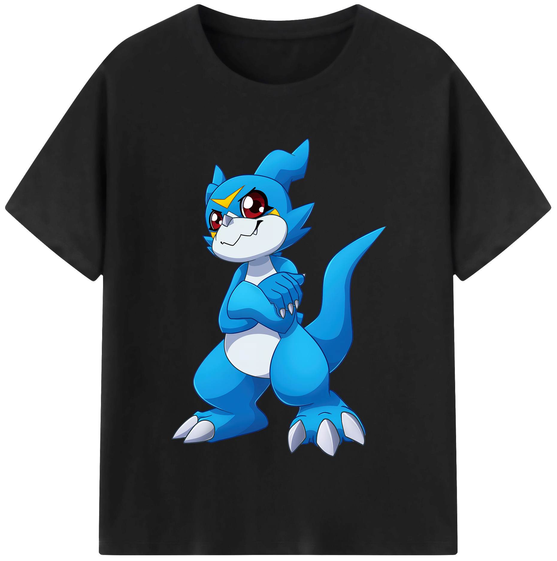 （画像用） Digimon デジタルモンスター/デジモン レディースカジュアルプリントTシャツ（綿100％）