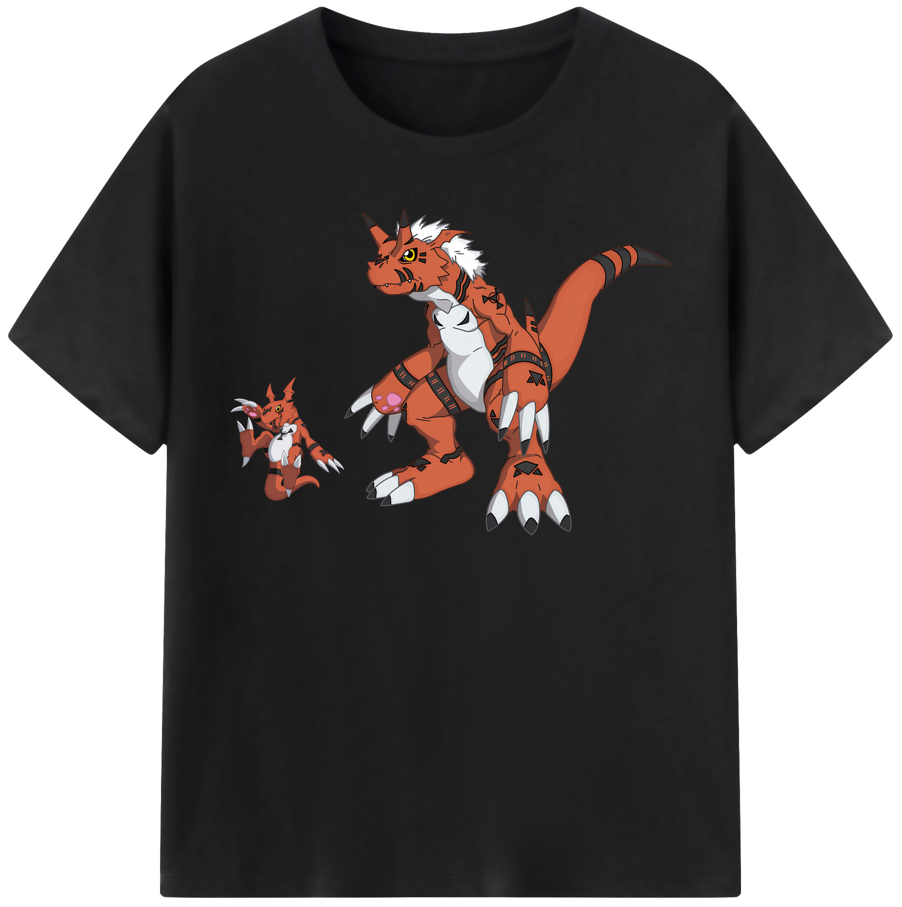 （画像用） Digimon デジタルモンスター/デジモン レディースカジュアルプリントTシャツ（綿100％）